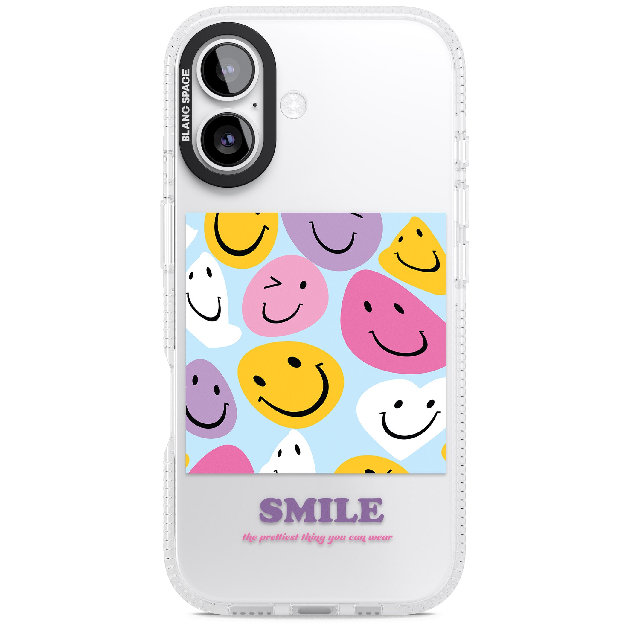 A Smile iPhone 17 Impact Air Clear Phone Case