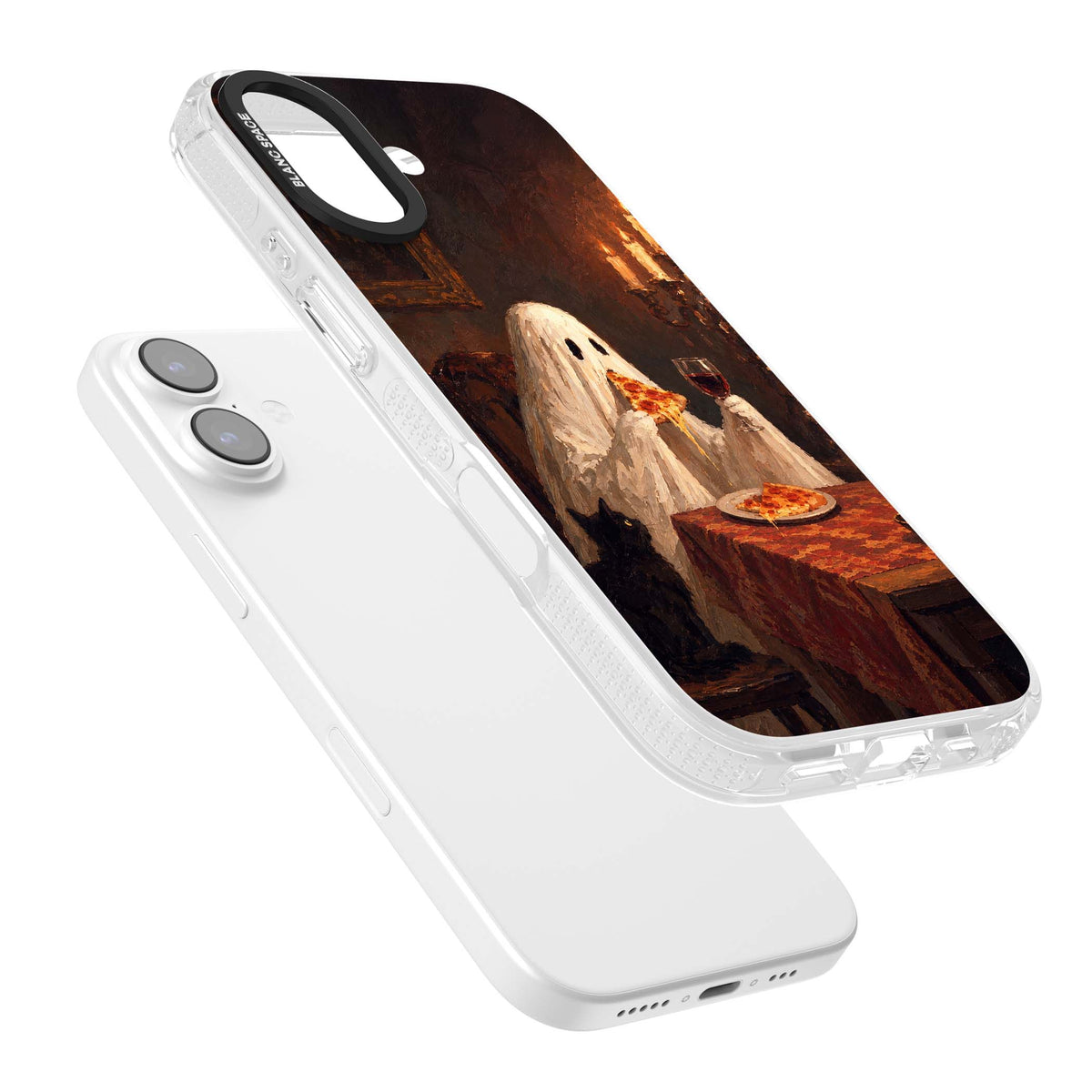 Lonely Night In art iPhone case | Clear Case Impact Air case for iPhone 17