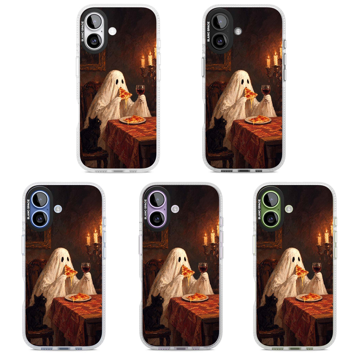 Lonely Night In art iPhone case | Clear Case Impact Air case for iPhone 17