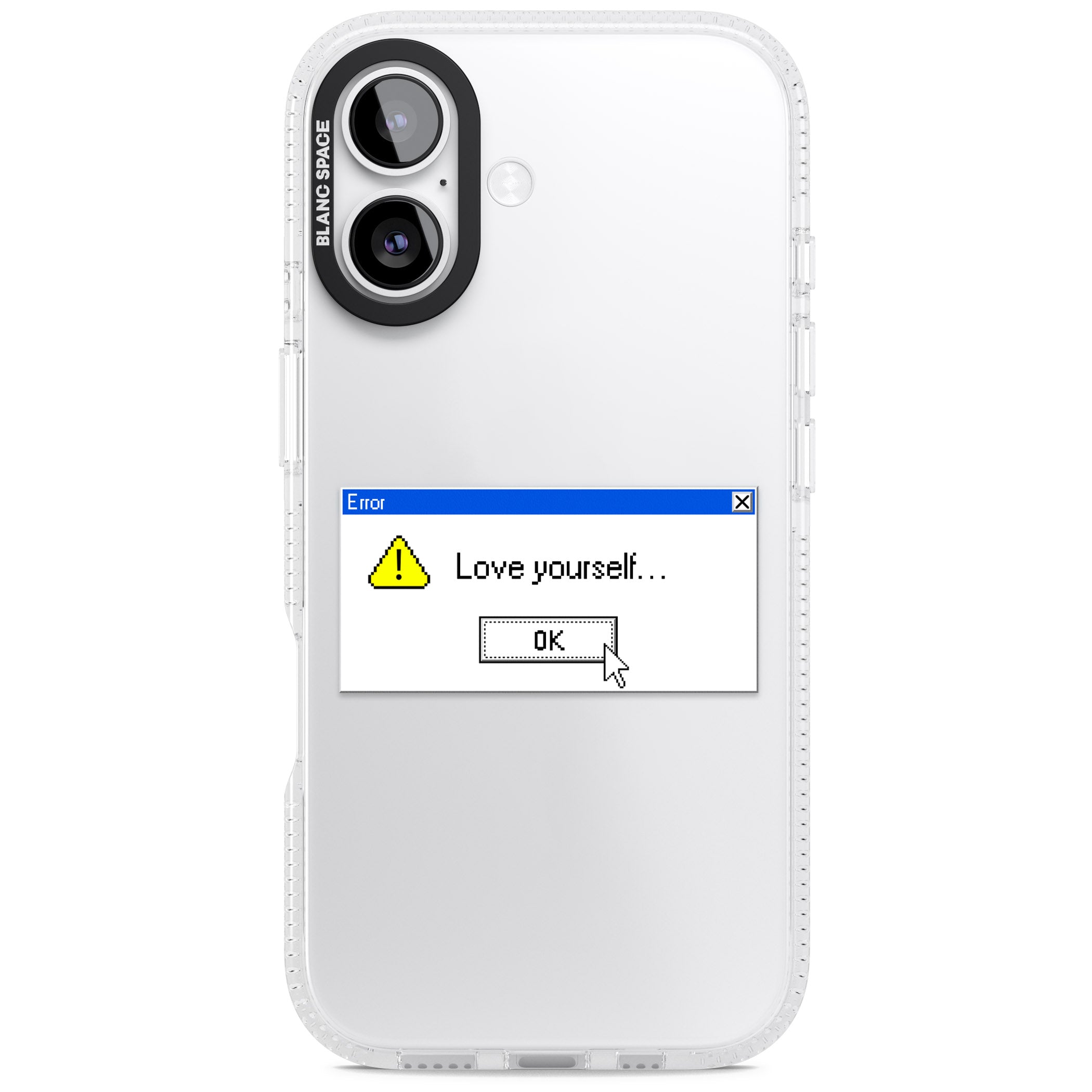 Love Yourself Exe iPhone 17 Impact Air Clear Phone Case