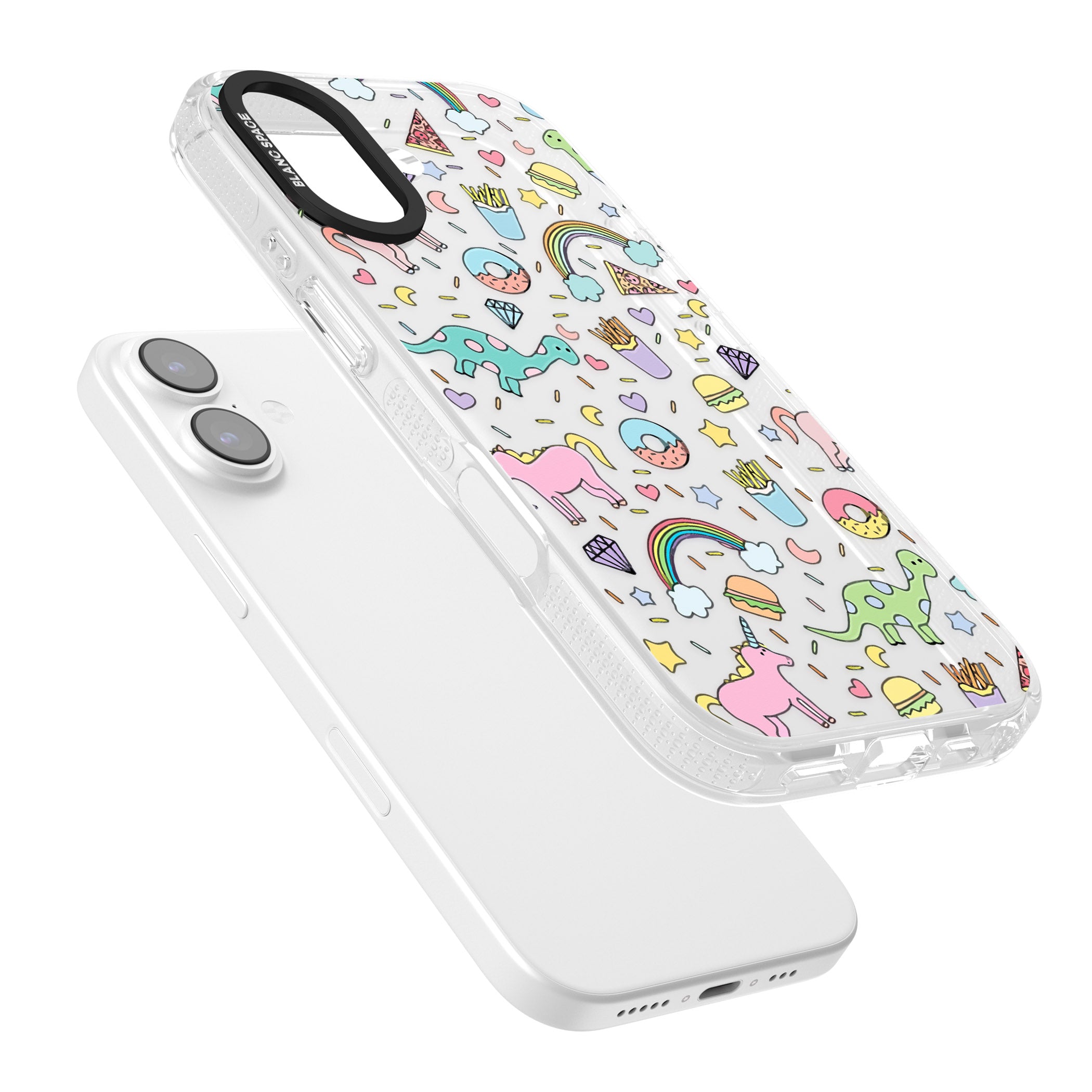 Cute Pattern iPhone 17 Impact Air Clear Phone Case Colours