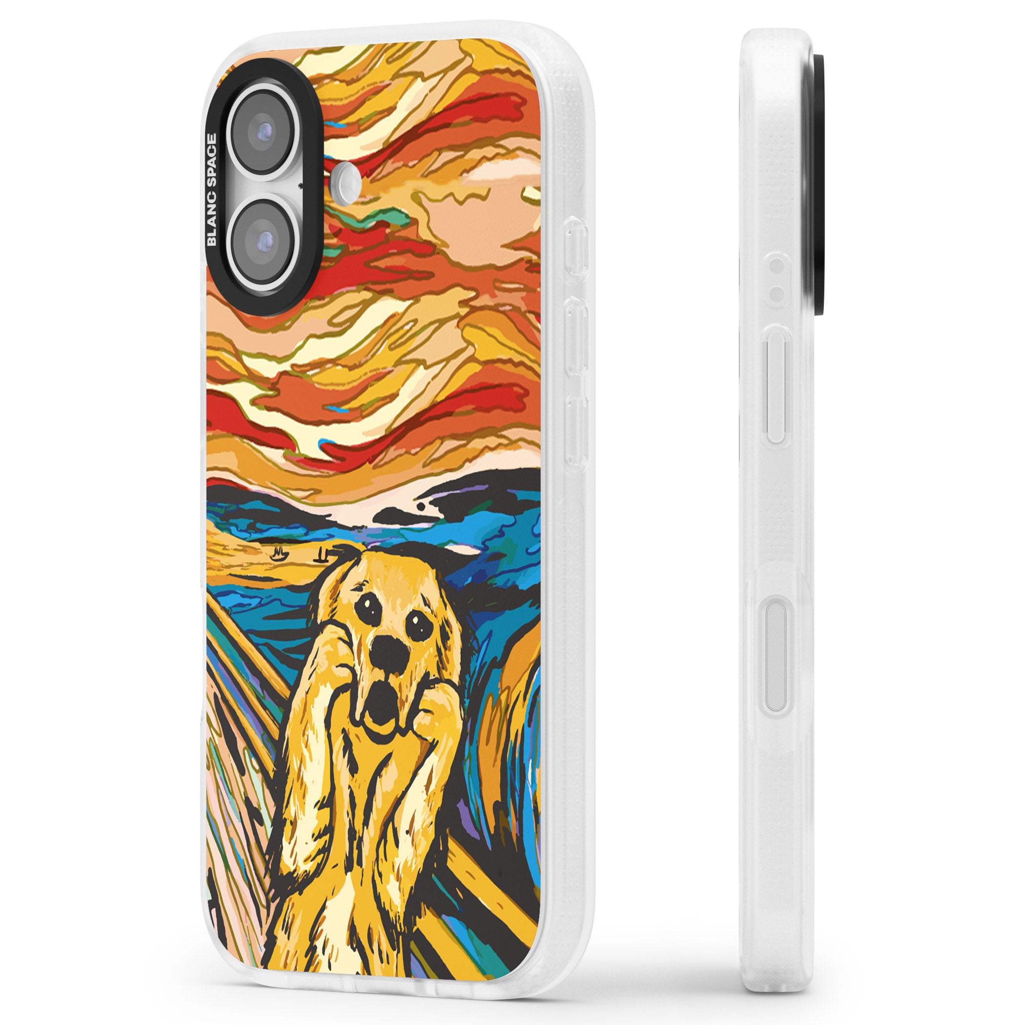 The Bark iPhone 17 Impact Air Clear Phone Case Side Profile