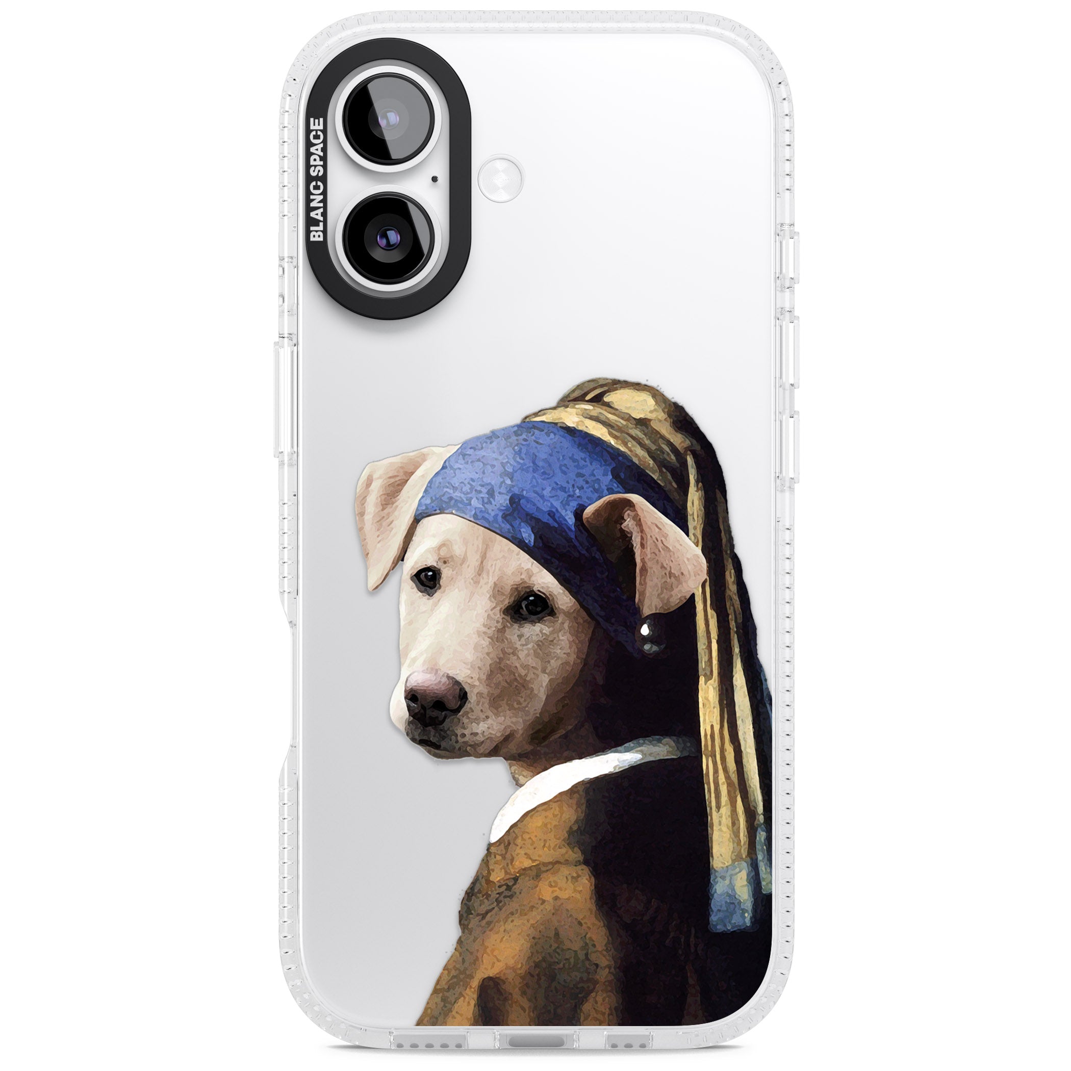 Doggo With A Pearl Earring iPhone 17 Impact Air Clear Phone Case
