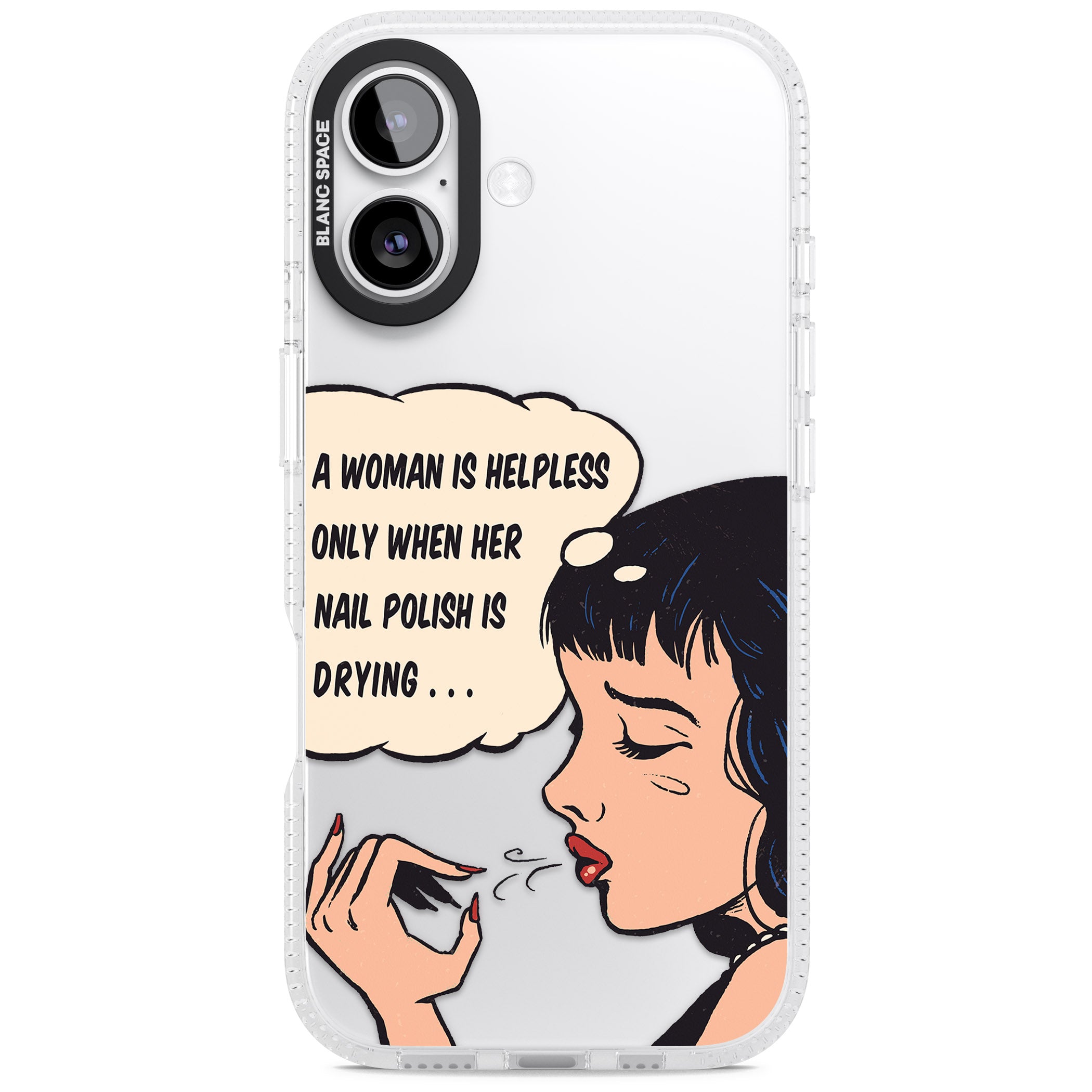 Drying Nails Pop Art iPhone 17 Impact Air Clear Phone Case