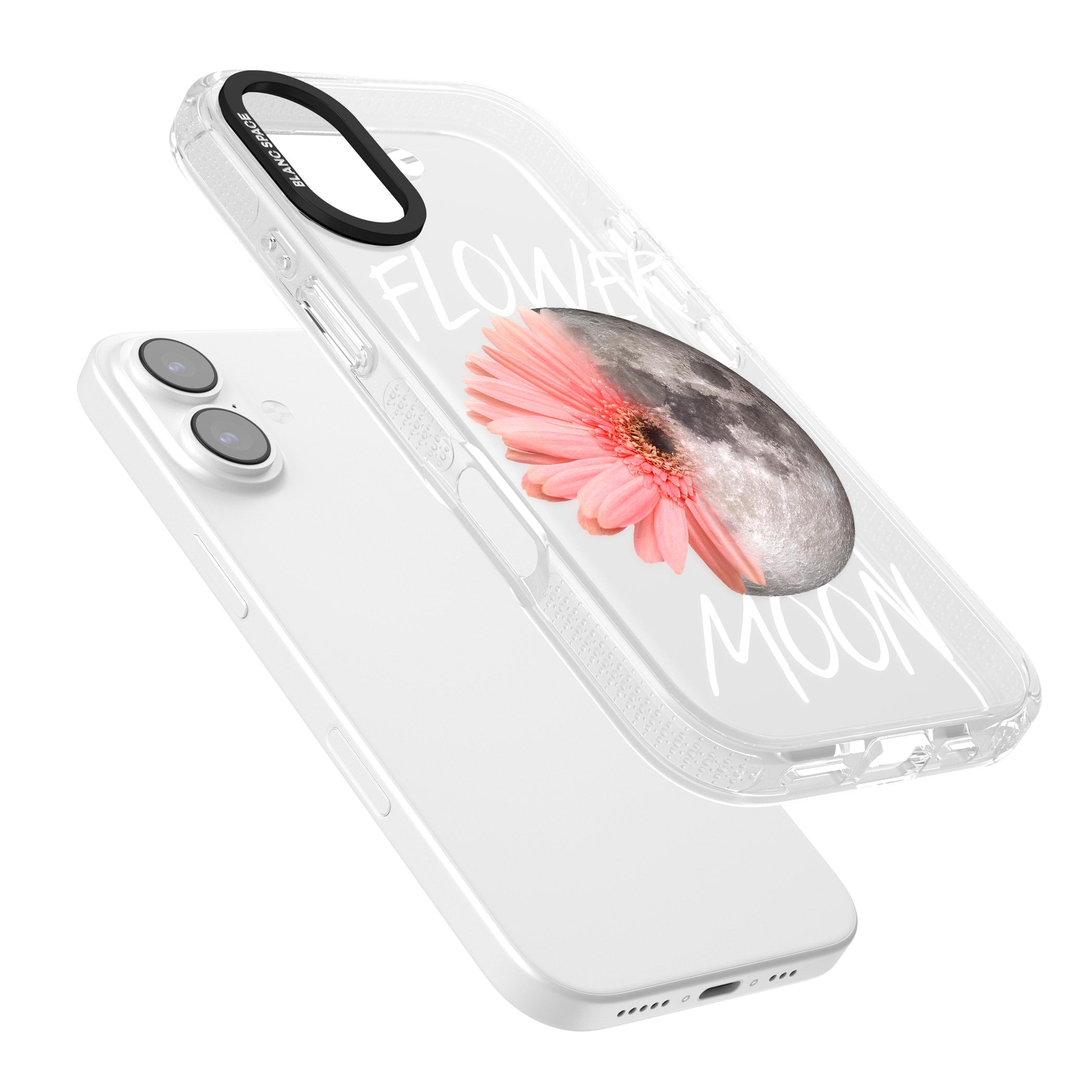Flower Moon iPhone 17 Impact Air Clear Phone Case Colours