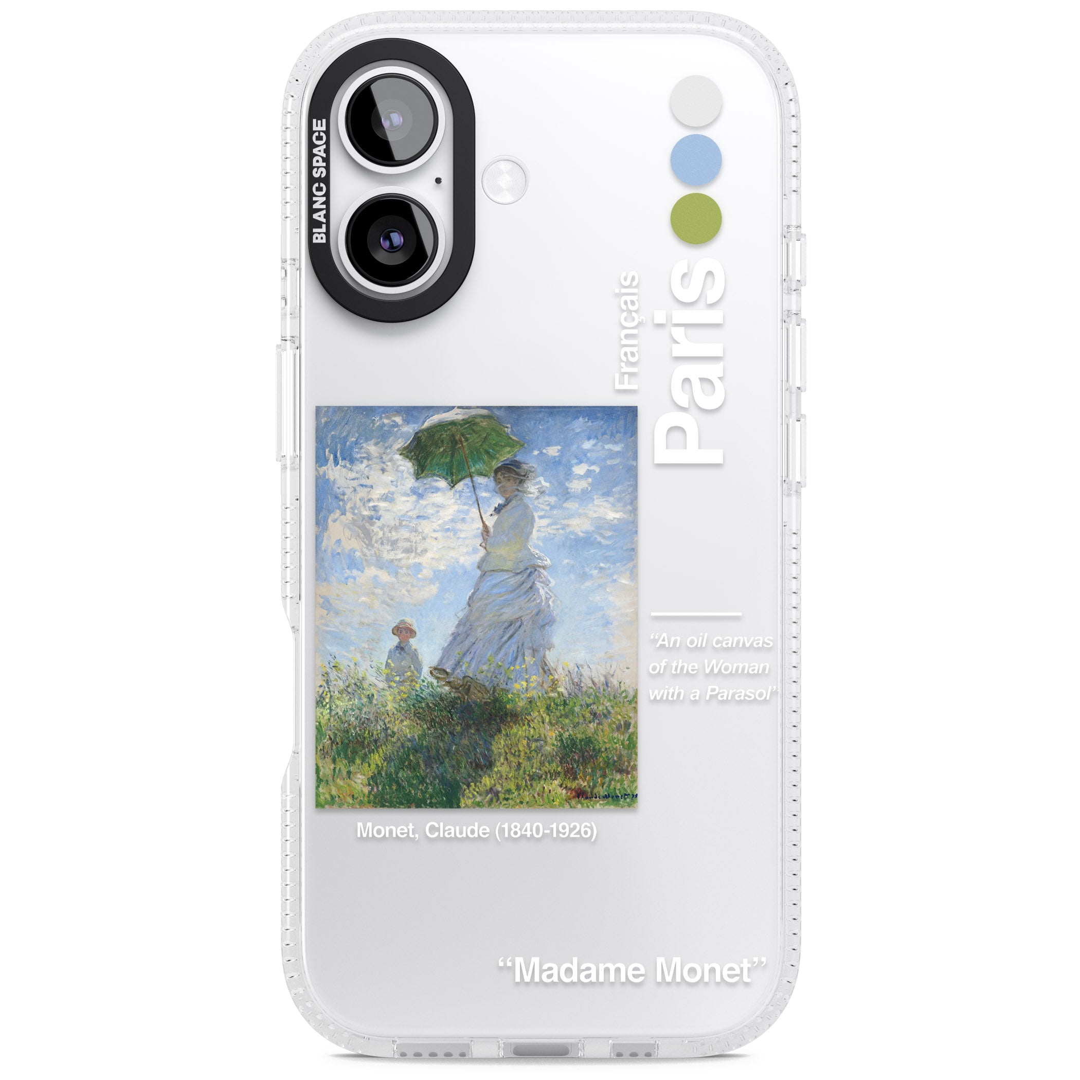 Madame Monet And Her Son iPhone 17 Impact Air Clear Phone Case