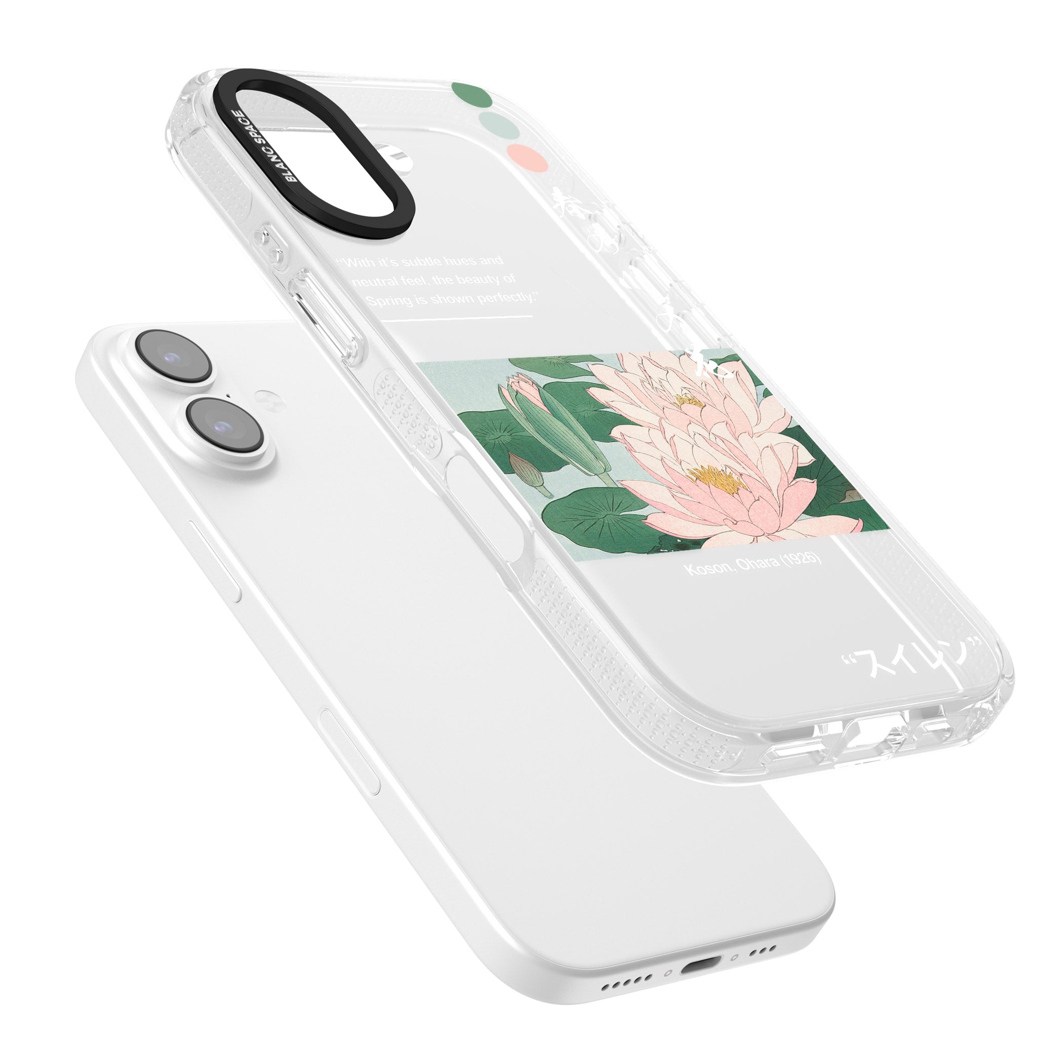 Water Lily iPhone 17 Impact Air Clear Phone Case Colours