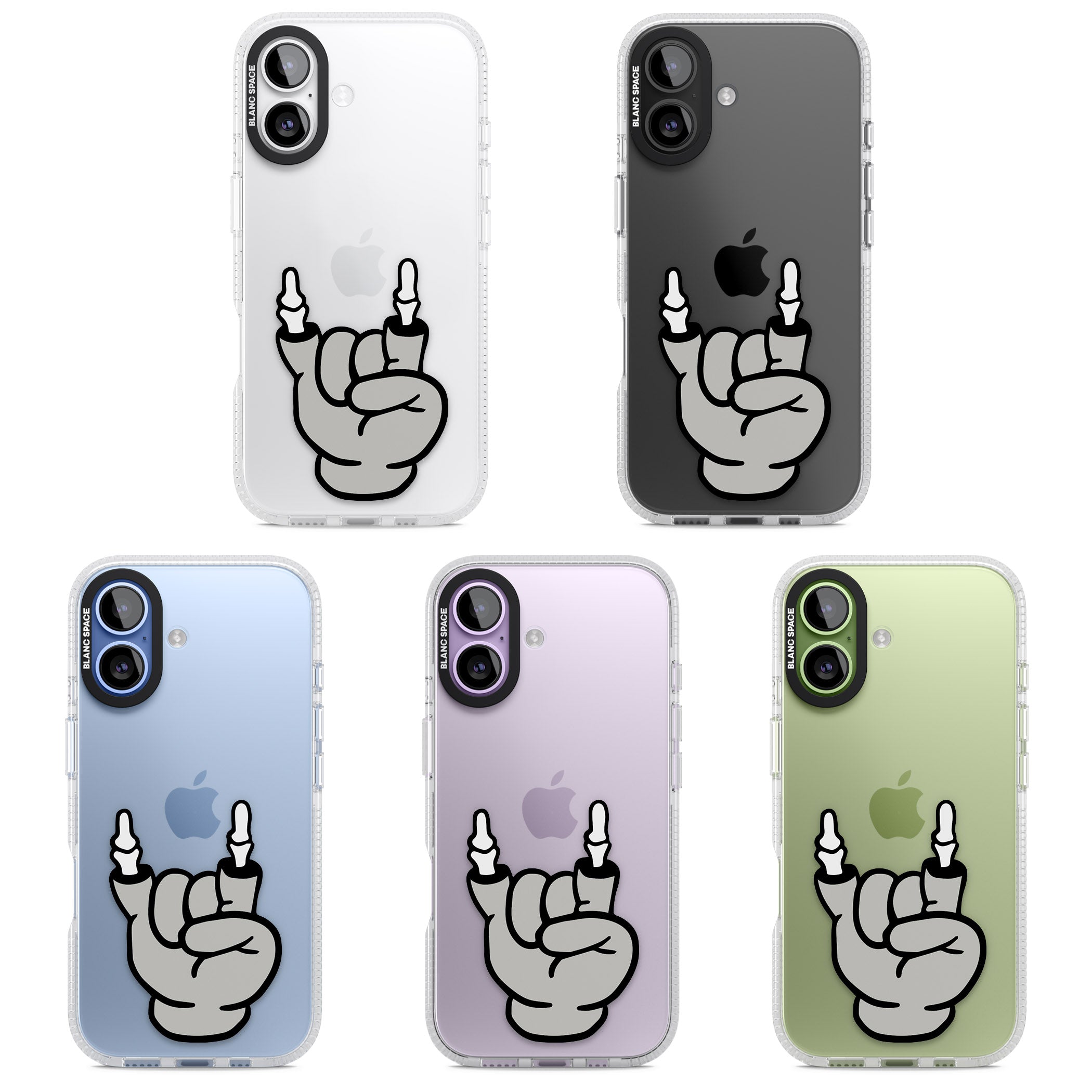 Rock 'Til You Drop iPhone 17 Impact Air Clear Phone Case APT Impact Protection