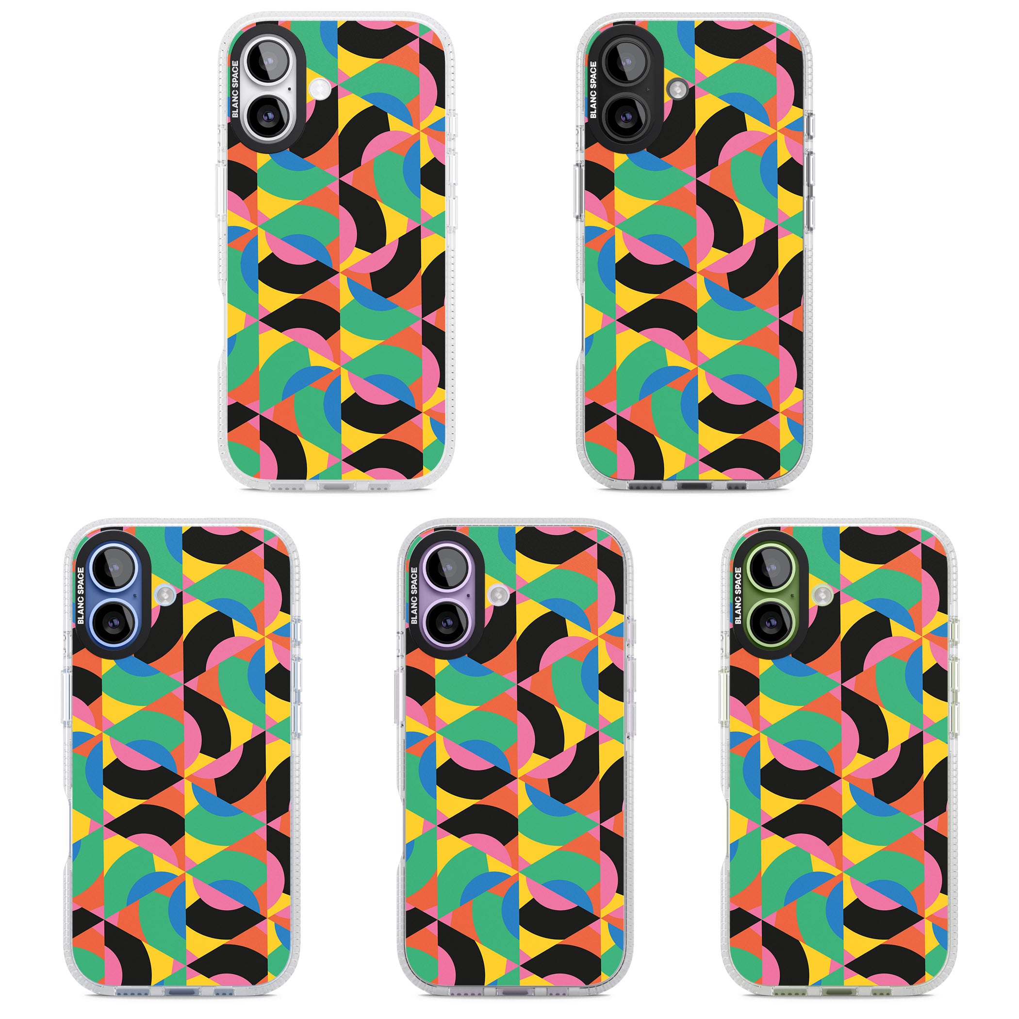 Abstract Carnival iPhone 17 Impact Air Clear Phone Case APT Impact Protection