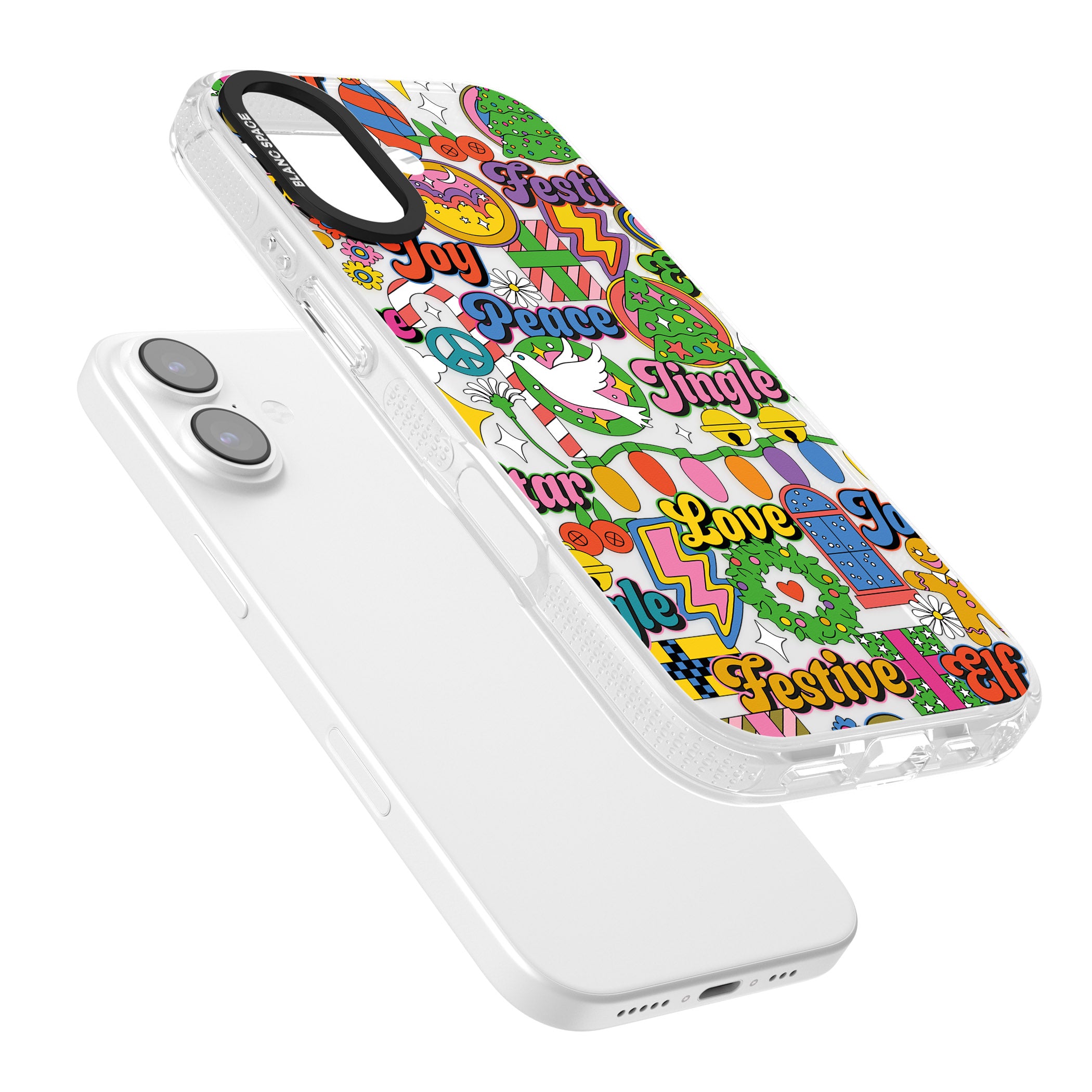 Peace & Festivities iPhone 17 Impact Air Clear Phone Case Colours