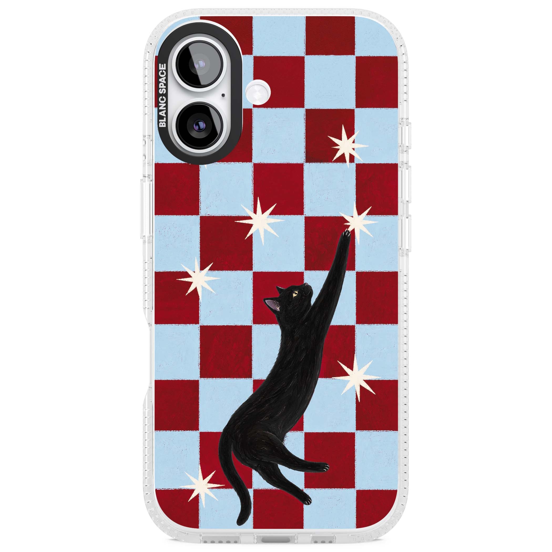 Starlit Kitty animals iPhone case | Clear Case Impact Air case for iPhone 17