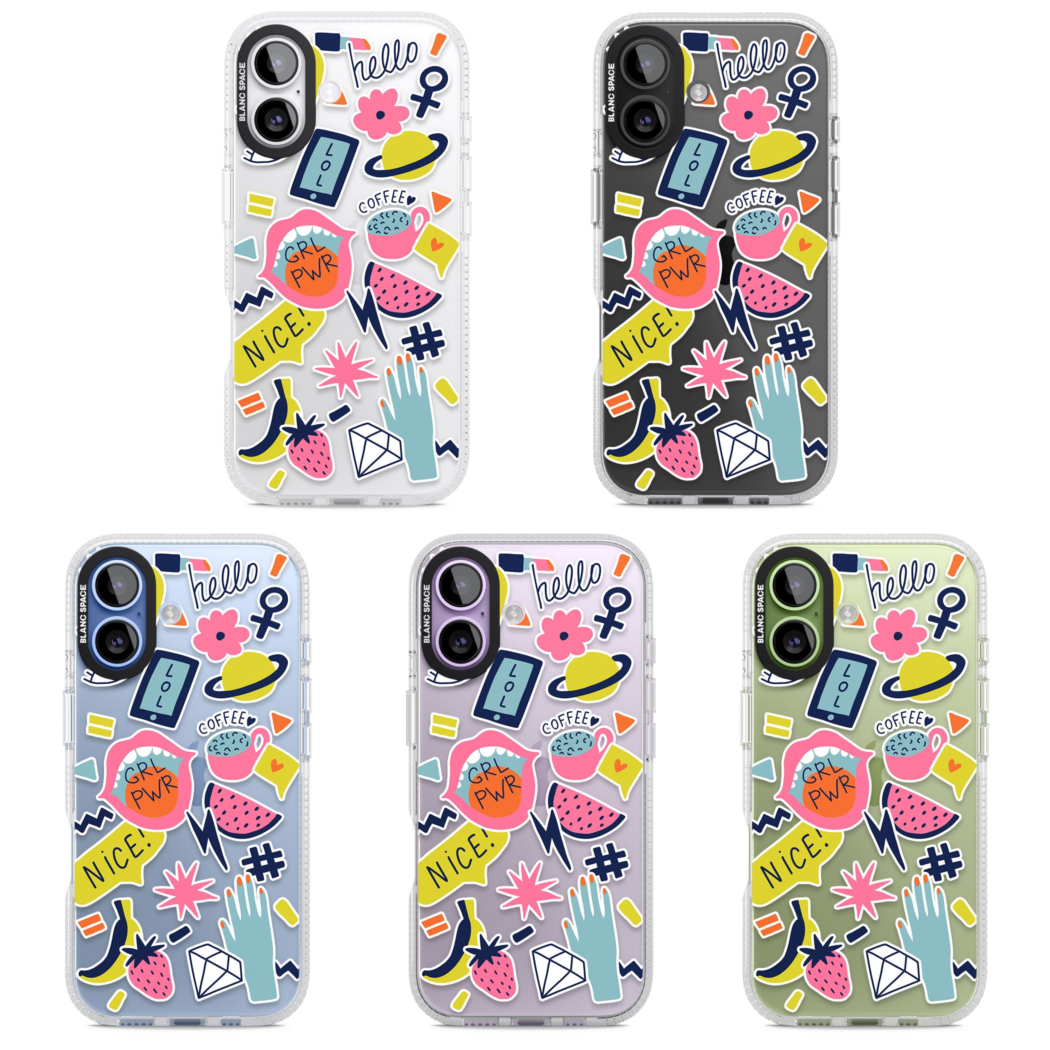 Grl Pwr iPhone 17 Impact Air Clear Phone Case APT Impact Protection