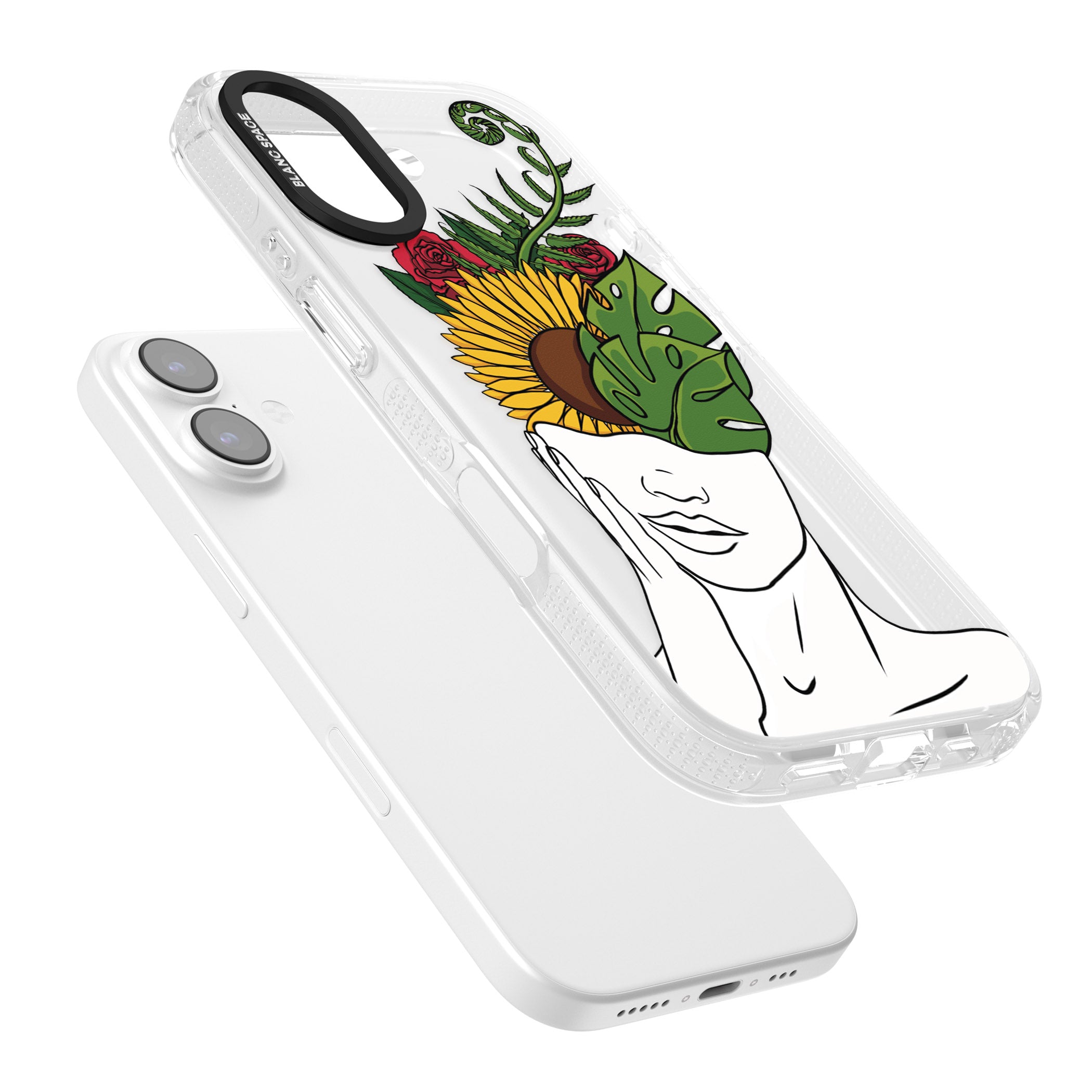 Let The Mind Flourish iPhone 17 Impact Air Clear Phone Case Colours