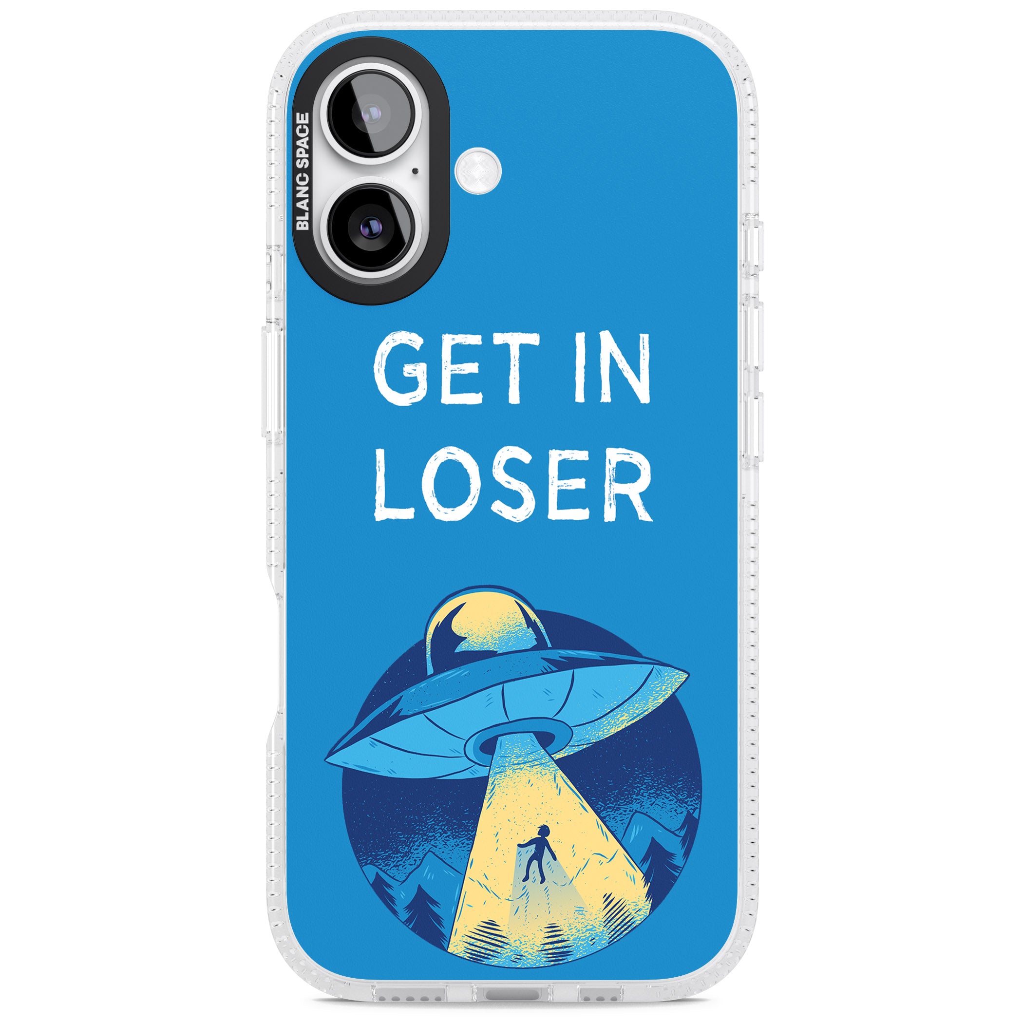 Get In Loser Ufo iPhone 17 Impact Air Clear Phone Case