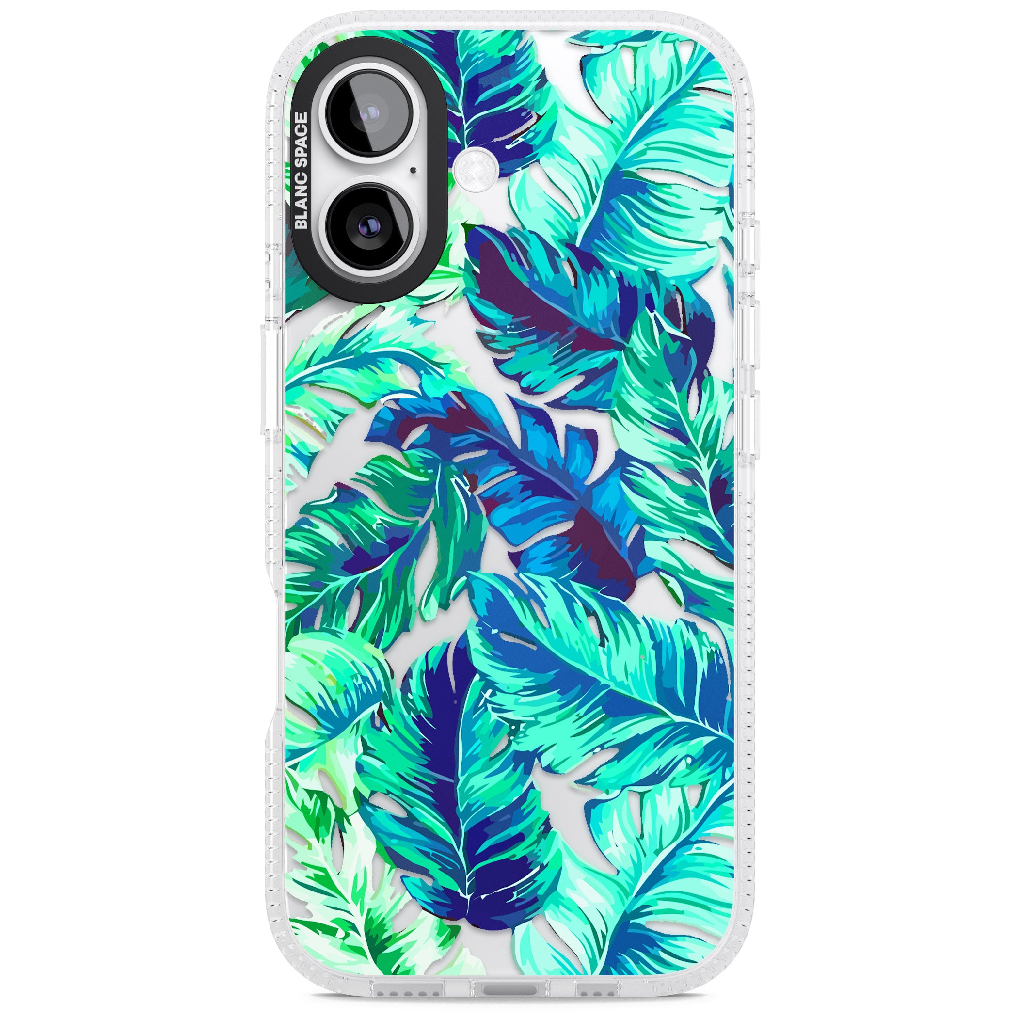 Tropical Palms iPhone 17 Impact Air Clear Phone Case