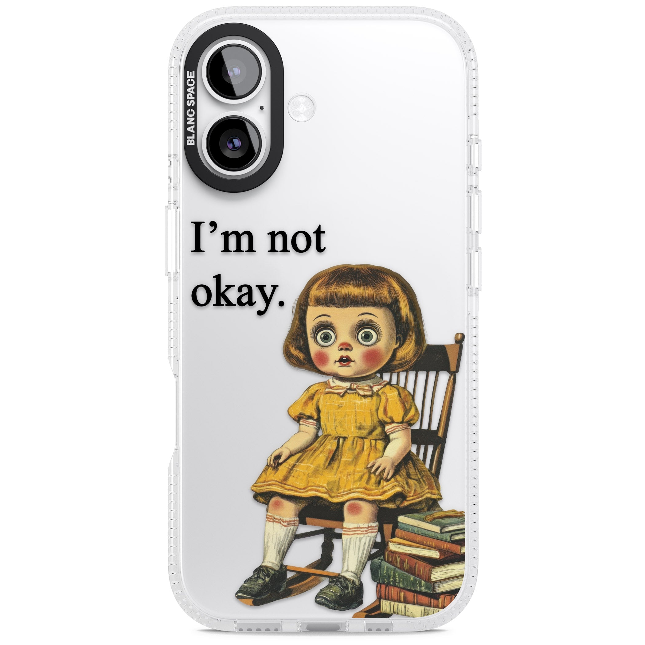 Im Not Okay iPhone 17 Impact Air Clear Phone Case