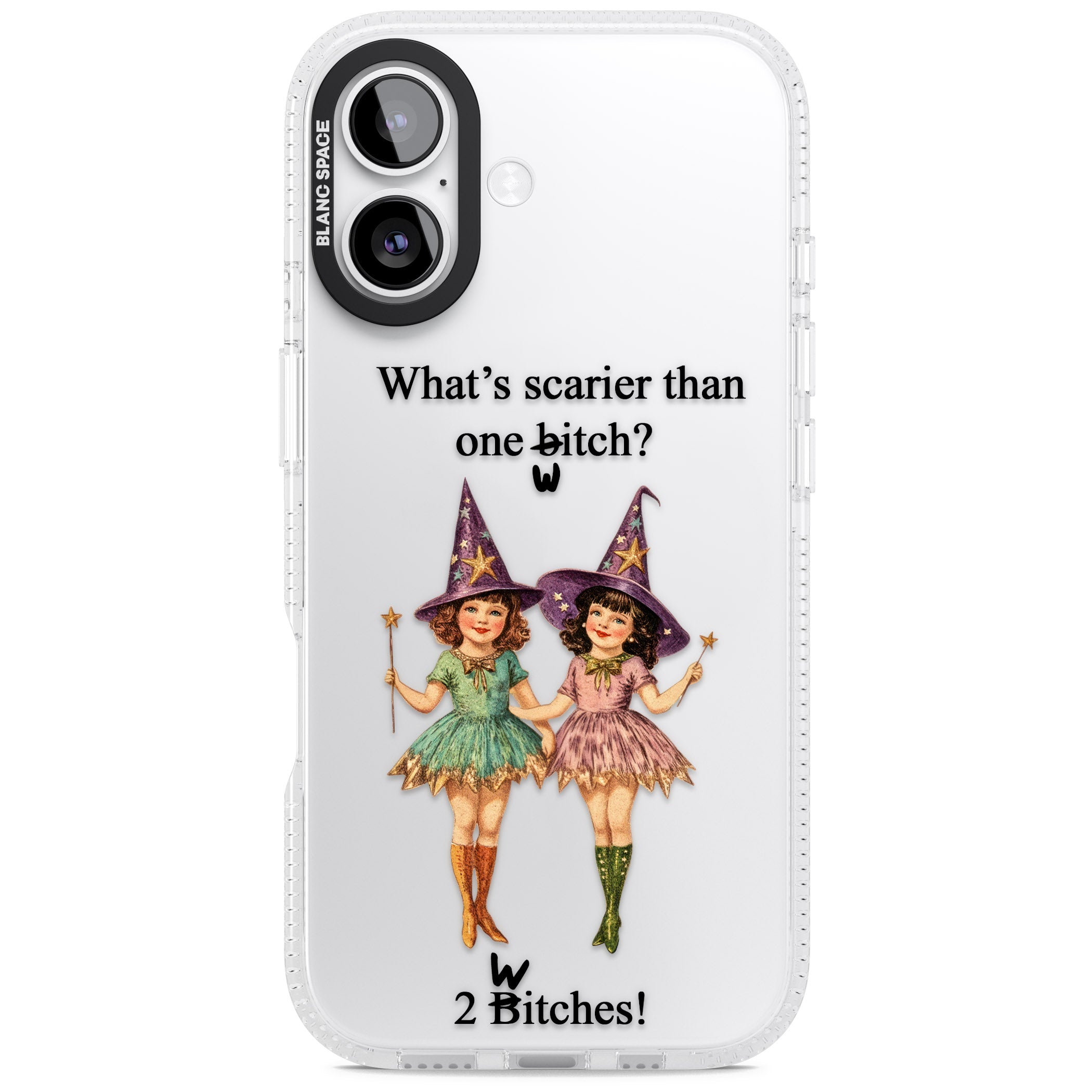 Two Witches iPhone 17 Impact Air Clear Phone Case