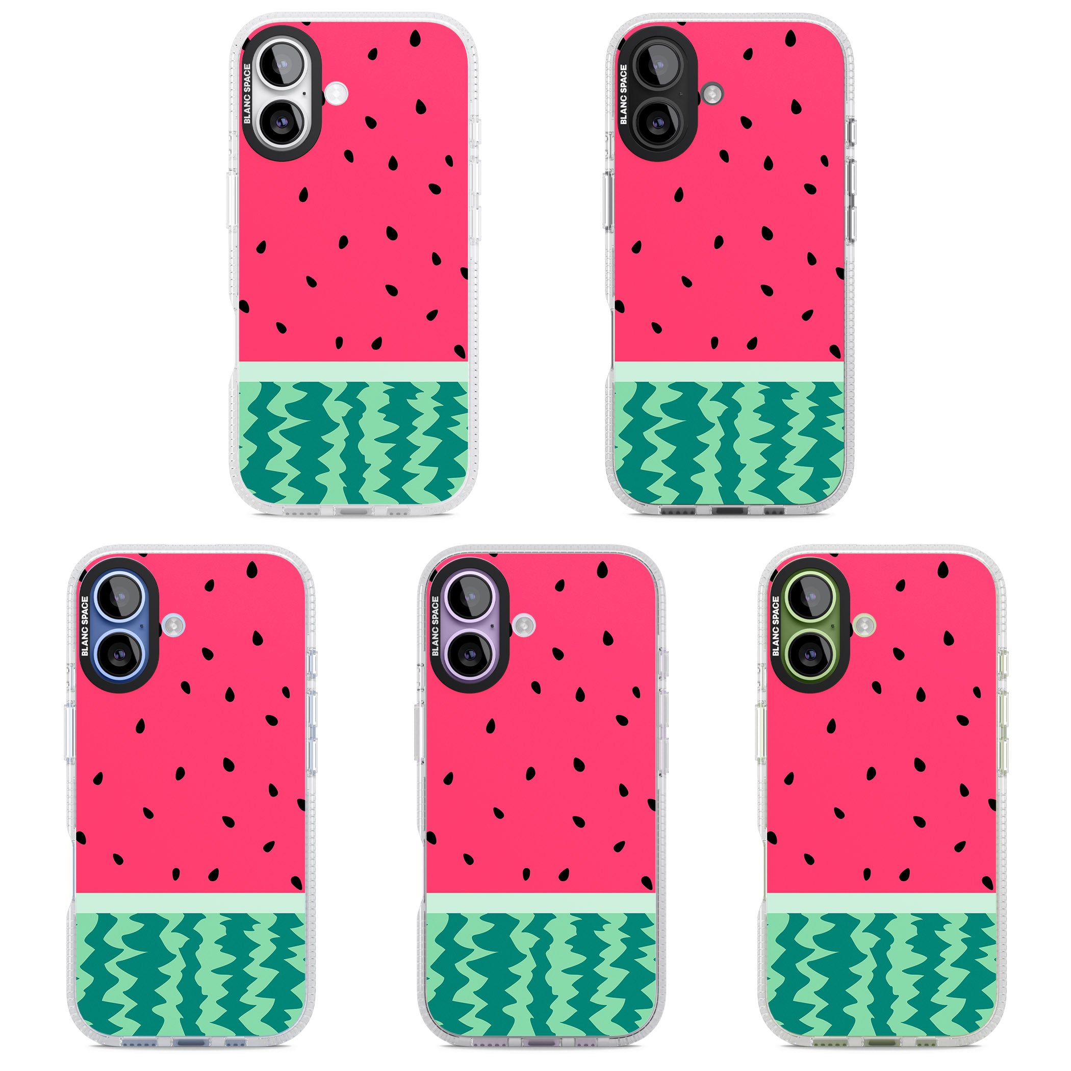 Full Watermelon iPhone 17 Impact Air Clear Phone Case APT Impact Protection