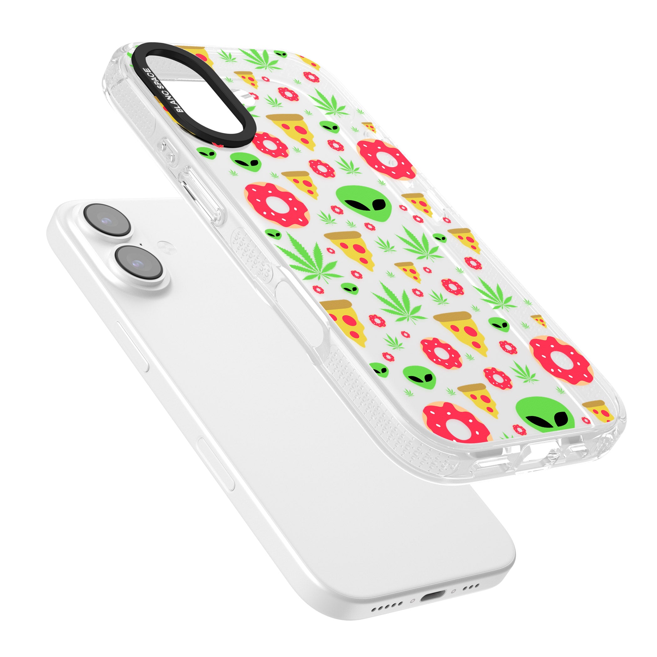 Martians & Munchies iPhone 17 Impact Air Clear Phone Case Colours