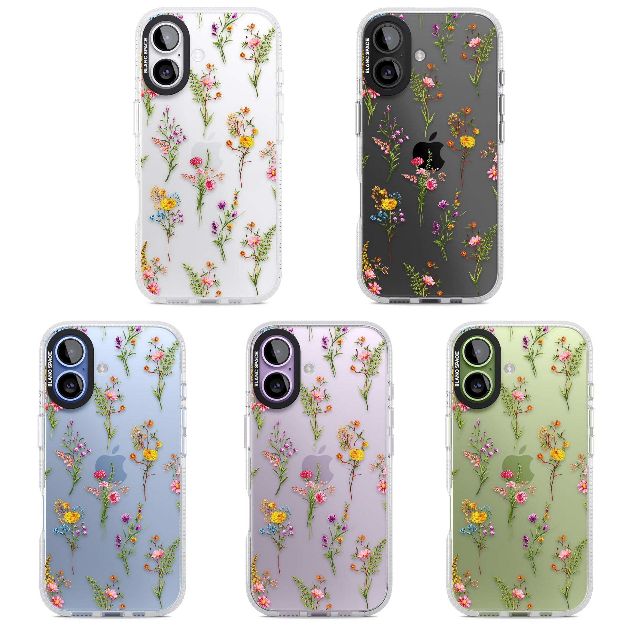 Picked Wildflowers iPhone 17 Impact Air Clear Phone Case APT Impact Protection