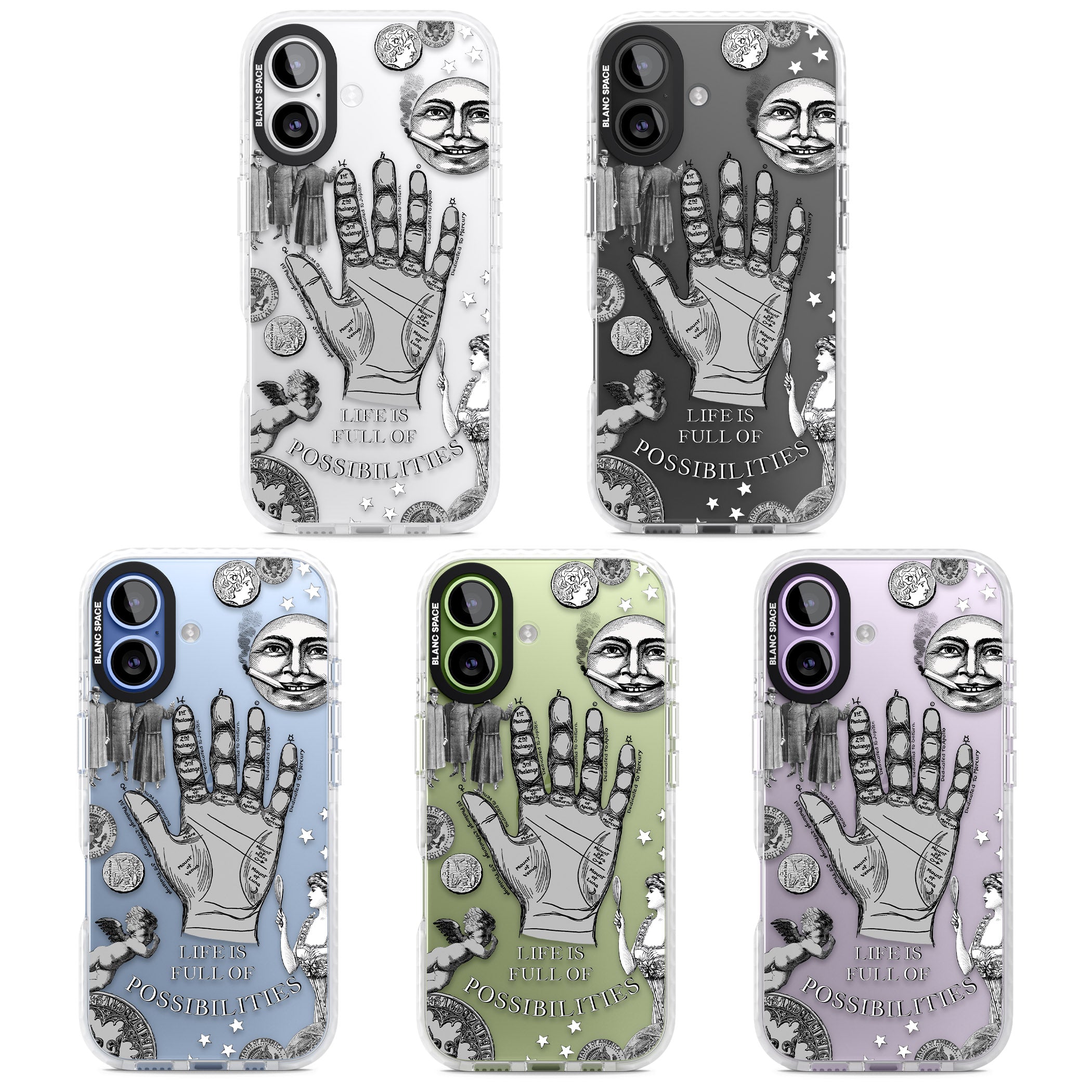 Life Is Full Of Possibilities iPhone 17 Impact Clear Phone Case APT Impact Protection