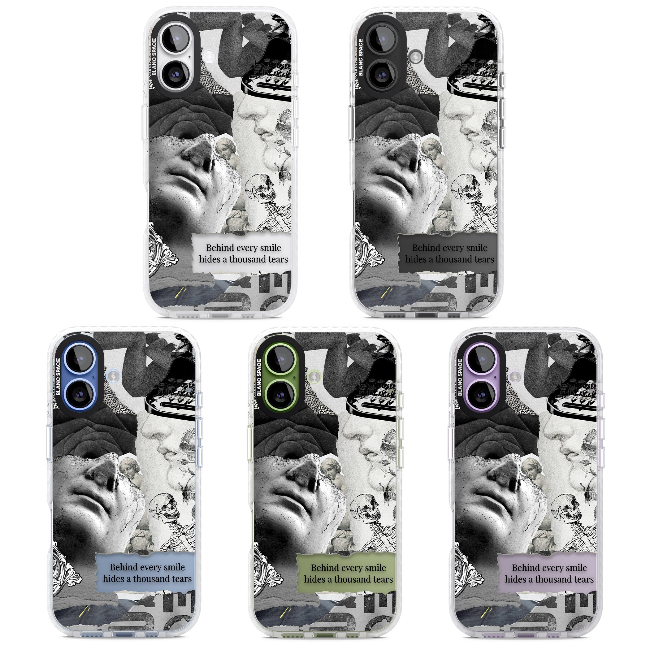 Behind Every Smile iPhone 17 Impact Clear Phone Case APT Impact Protection