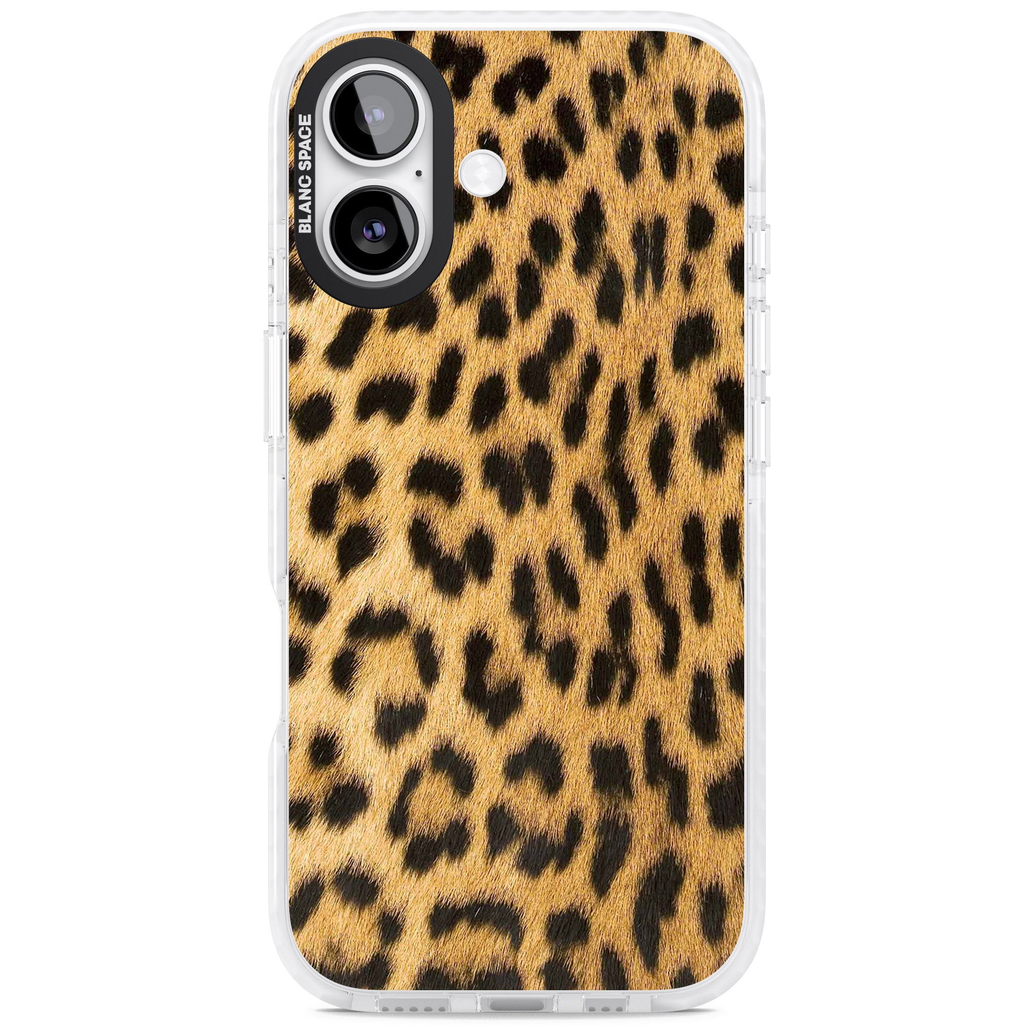 Designer Fashion Gold Leopard Print iPhone 17 Impact Clear Phone Case