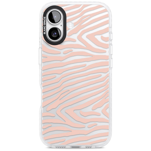 Horizontal Zebra Stripes Transparent Animal Print