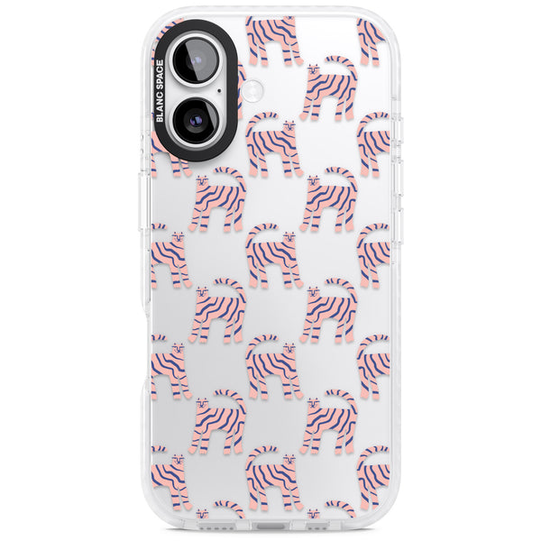Pink And Blue Cat Pattern
