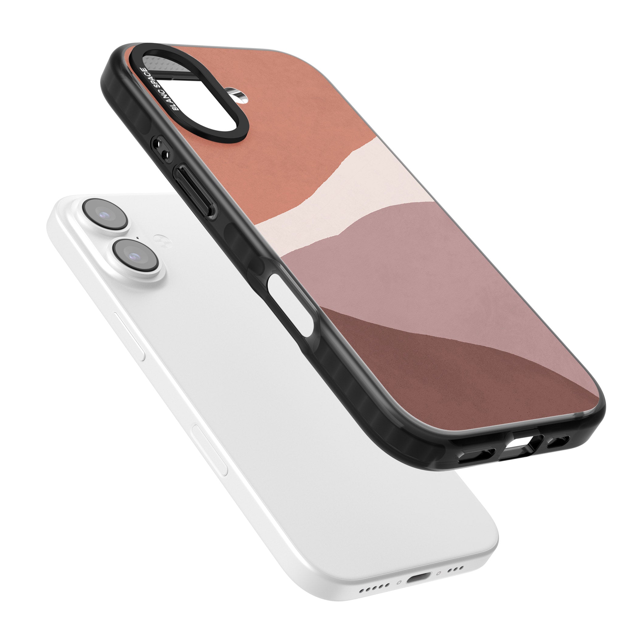 Lush Abstract Watercolour Design #2 iPhone 17 Impact Black Phone Case Colours