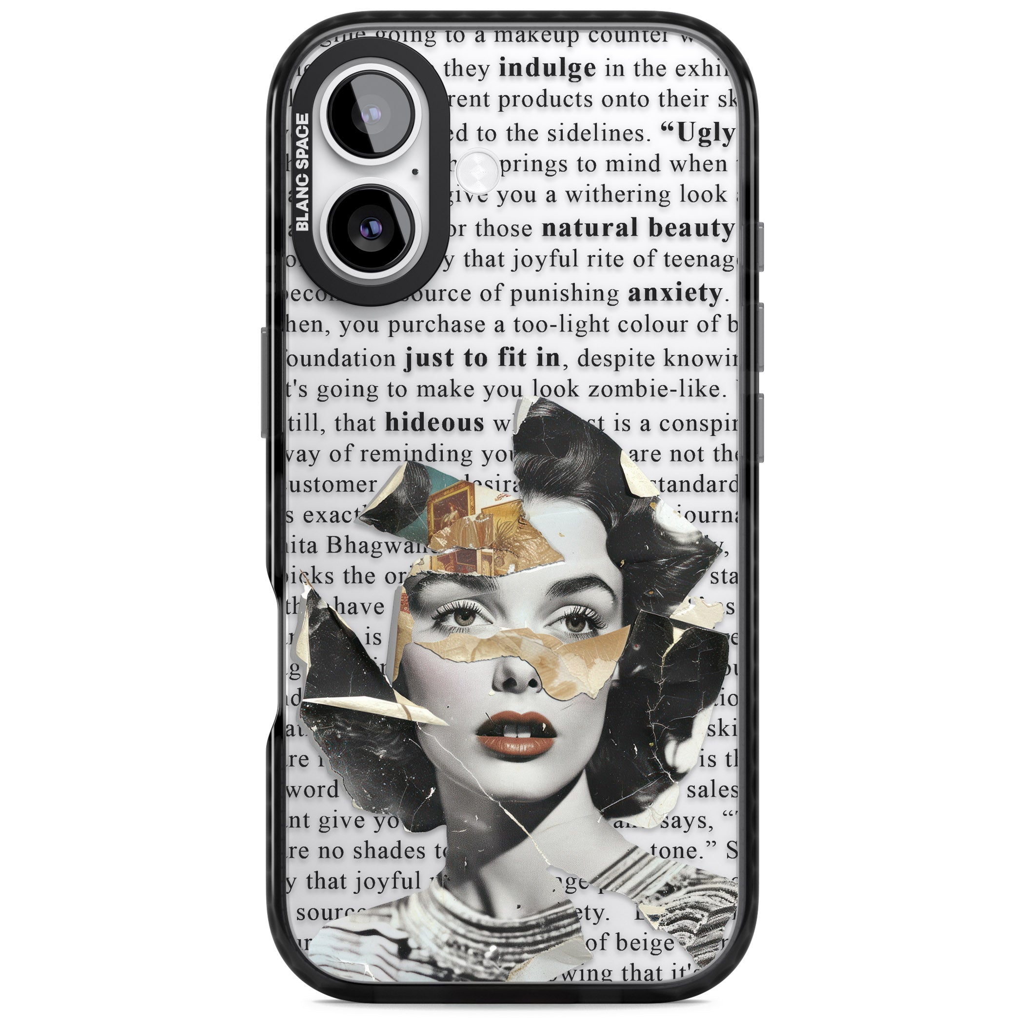 Beauty Is Within iPhone 17 Impact Black Phone Case