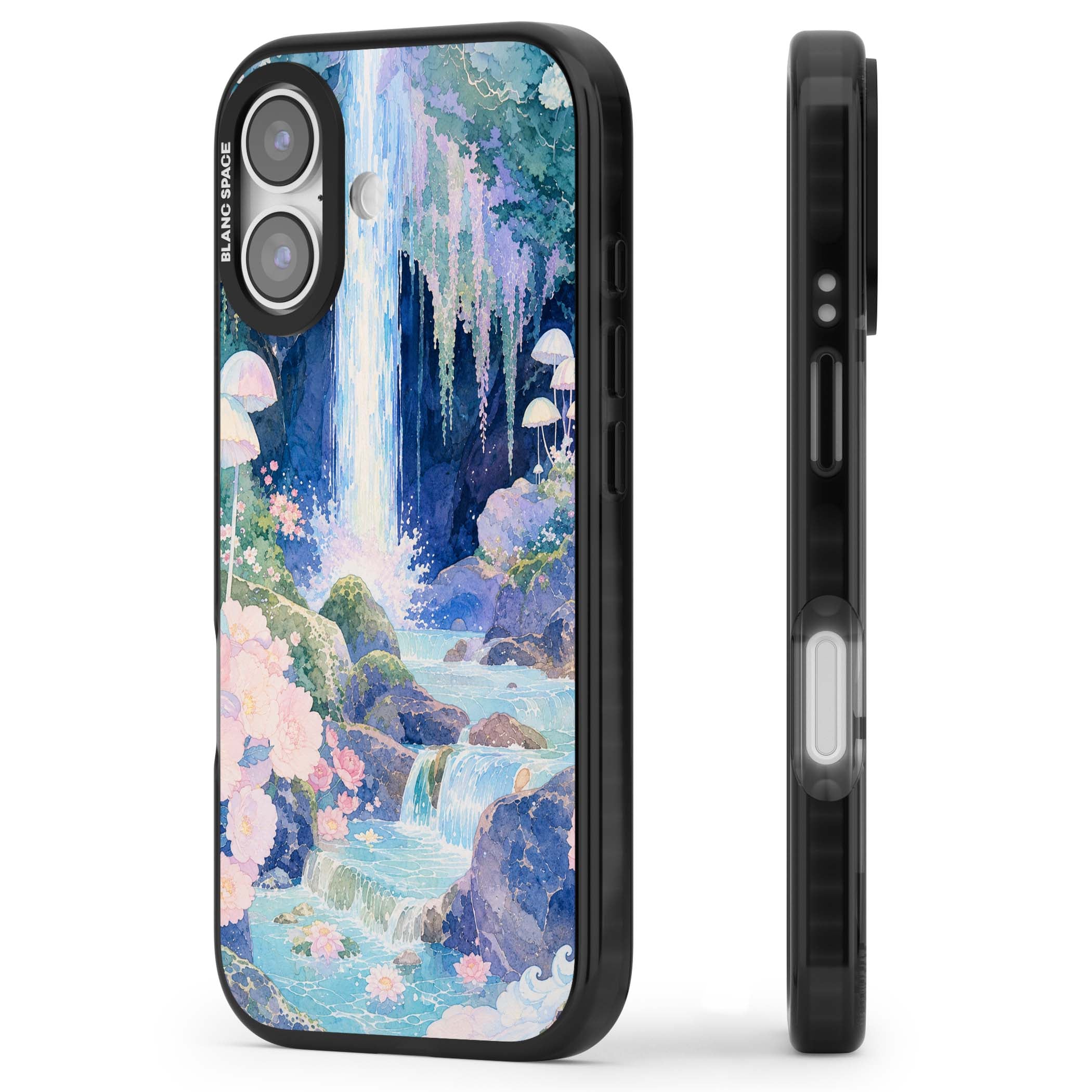 Mystic Waterfall art iPhone case | Clear Impact case for iPhone 17