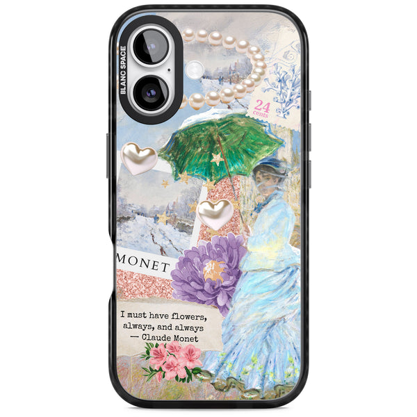 Monet 'Must Have Flowers' Collage