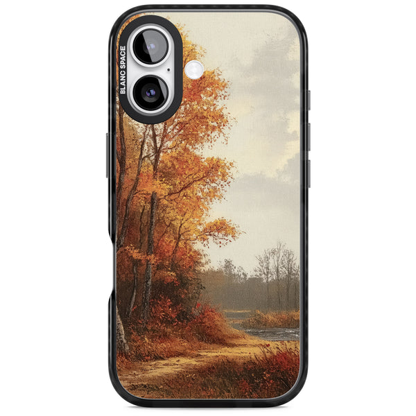 Vintage Autumn Oil Painting