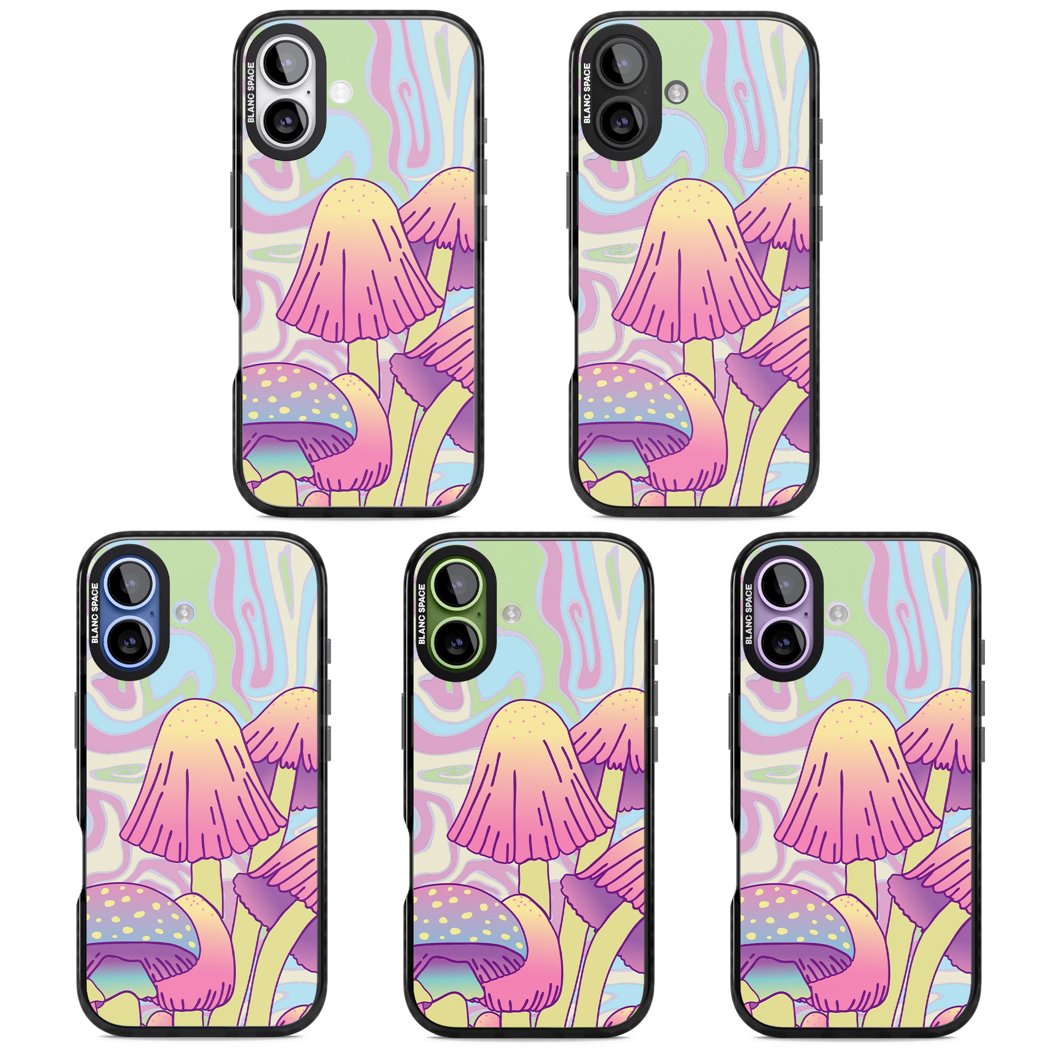 Shroomin' iPhone 17 Impact Black Phone Case APT Impact Protection