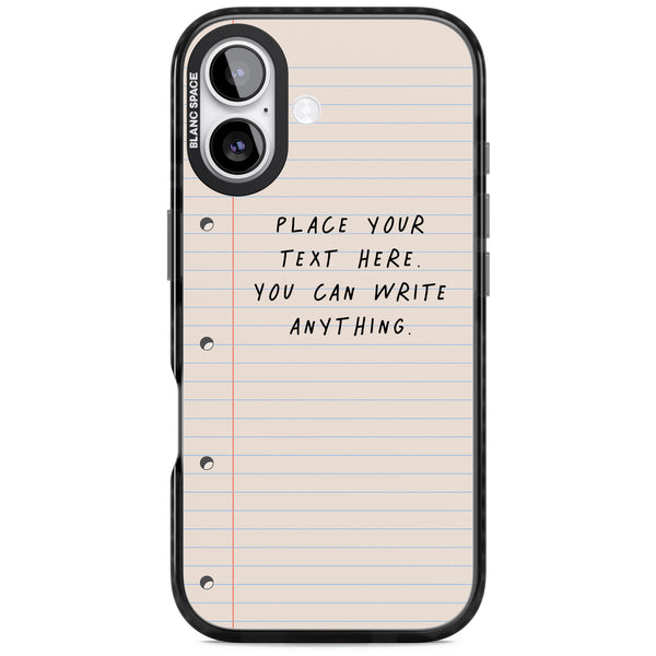 Personalised Lined Paper