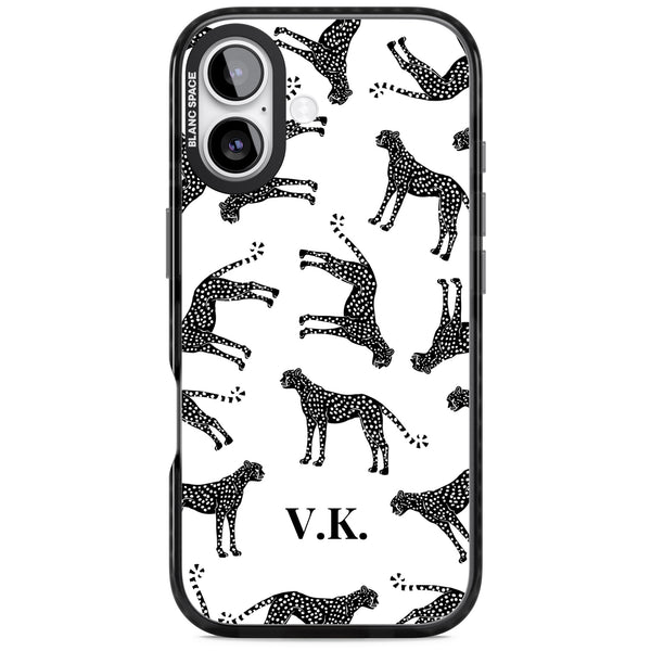 Personalised Monochrome Cheetahs