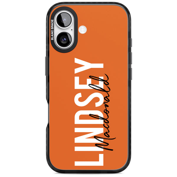 Personalised Bold Name: Orange