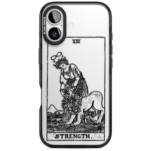 Personalised Strength Tarot Card (Clear)