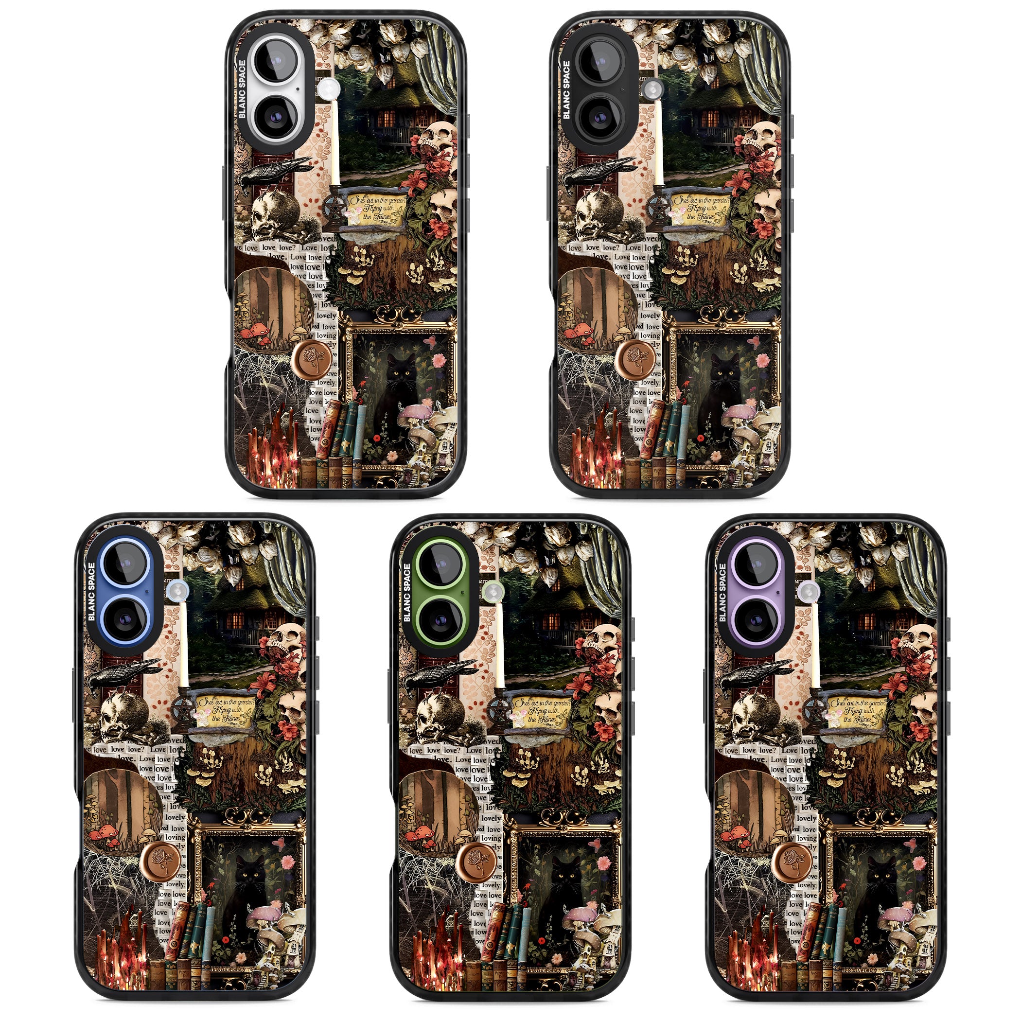 Academia Collage iPhone 17 Impact Black Phone Case APT Impact Protection