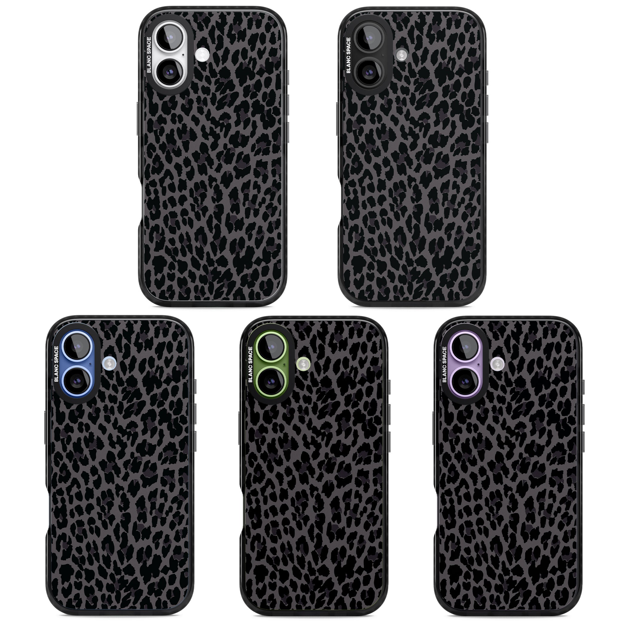 Dark Animal Print iPhone 17 Impact Black Phone Case APT Impact Protection