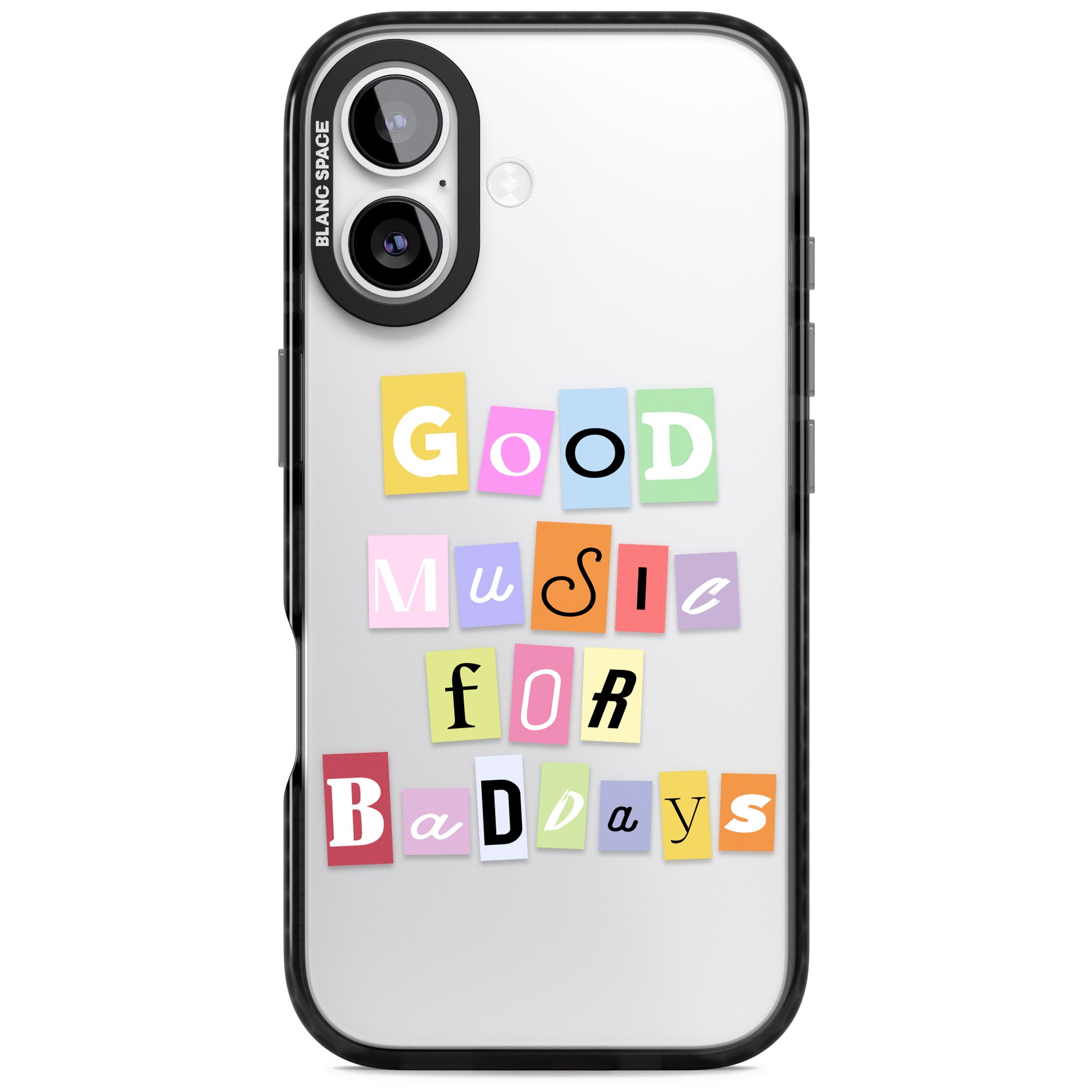 Good Music For Bad Days iPhone 17 Impact Black Phone Case