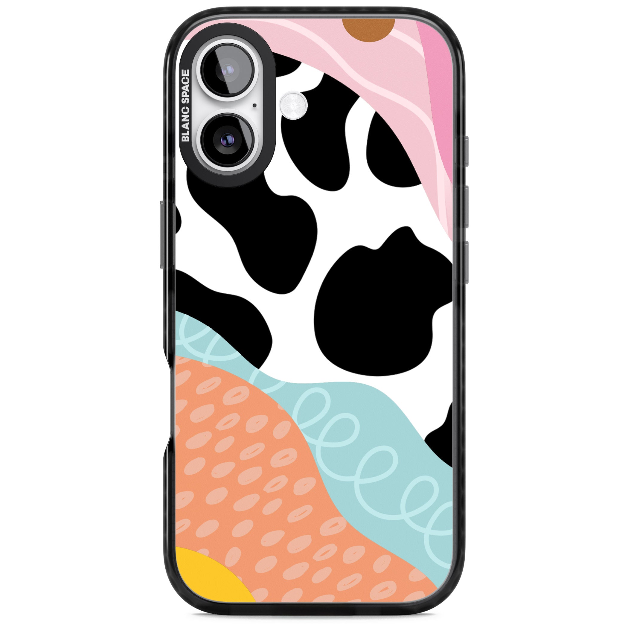 Abstract Elegance iPhone 17 Impact Black Phone Case