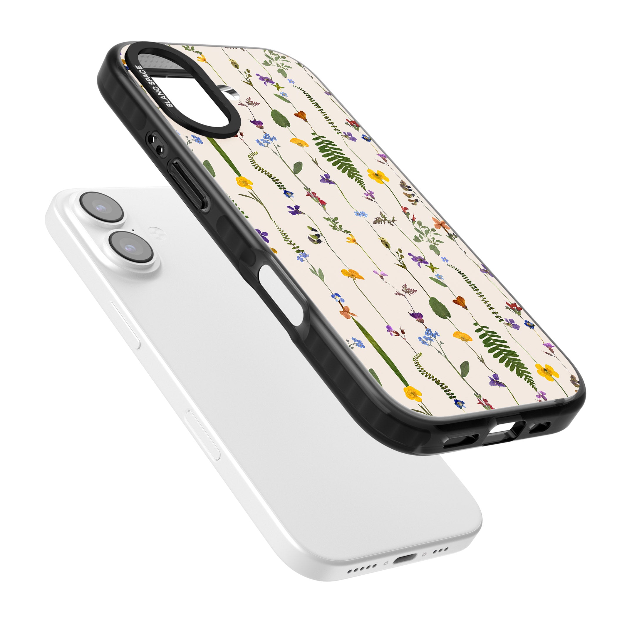 Wildflower Vertical iPhone 17 Impact Black Phone Case Colours
