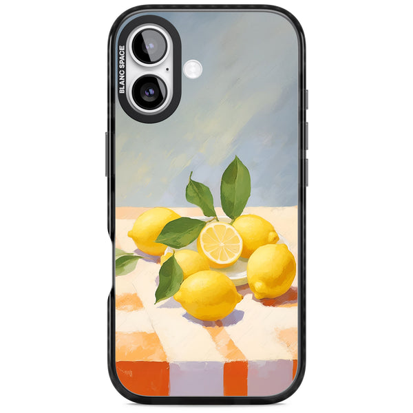 Lemons on Checkered Cloth