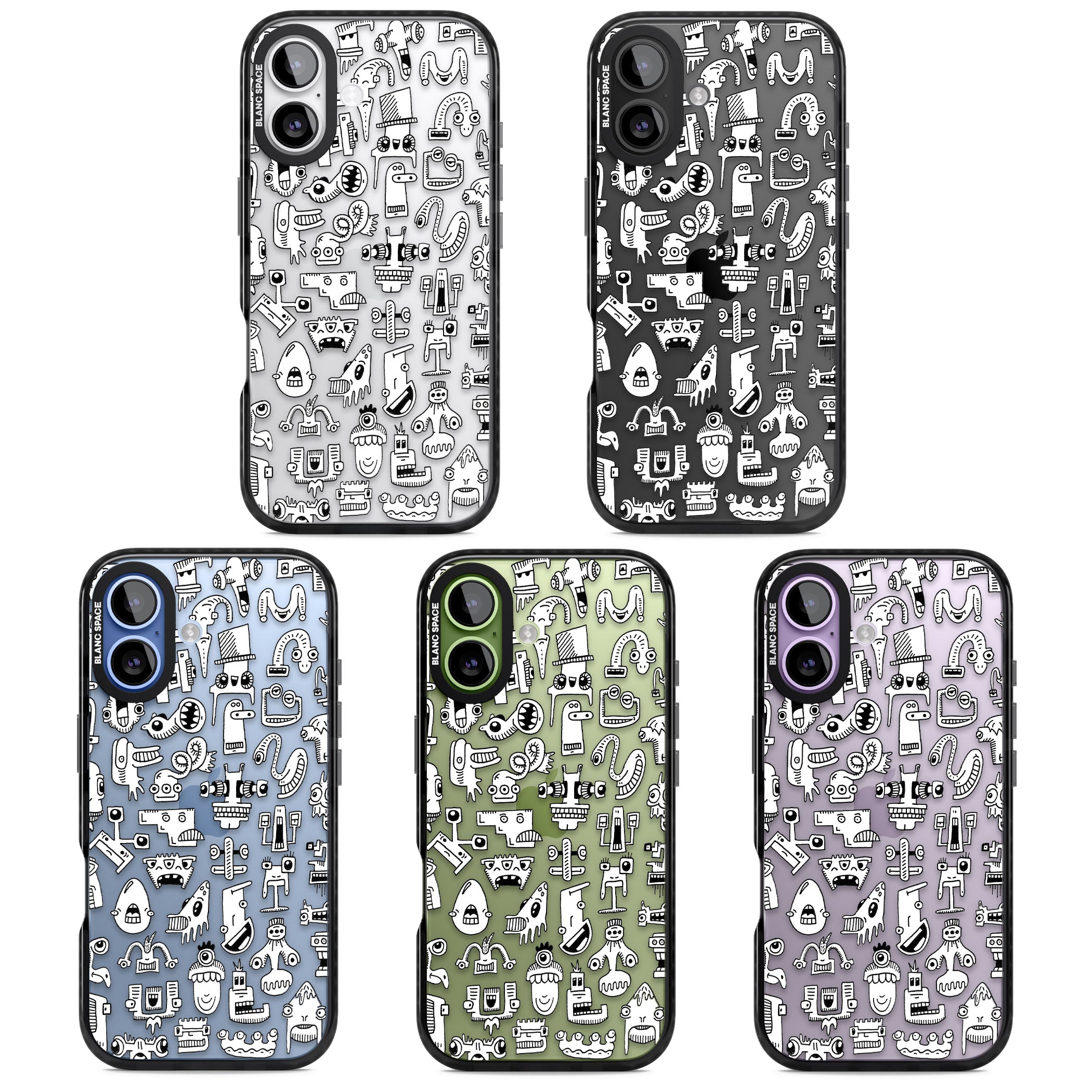 Weird Friends iPhone 17 Impact Black Phone Case APT Impact Protection