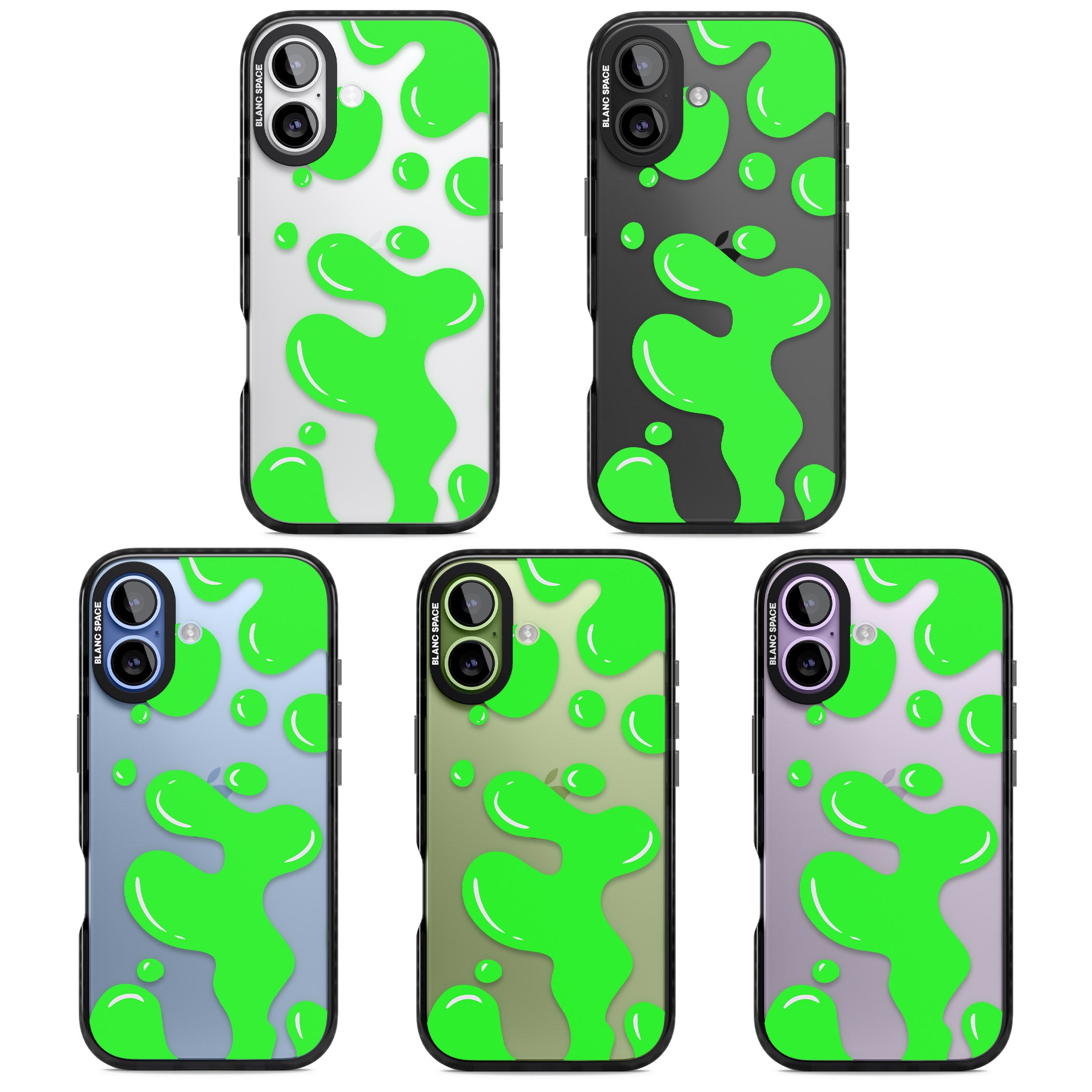 Green Lava Lamp iPhone 17 Impact Black Phone Case APT Impact Protection