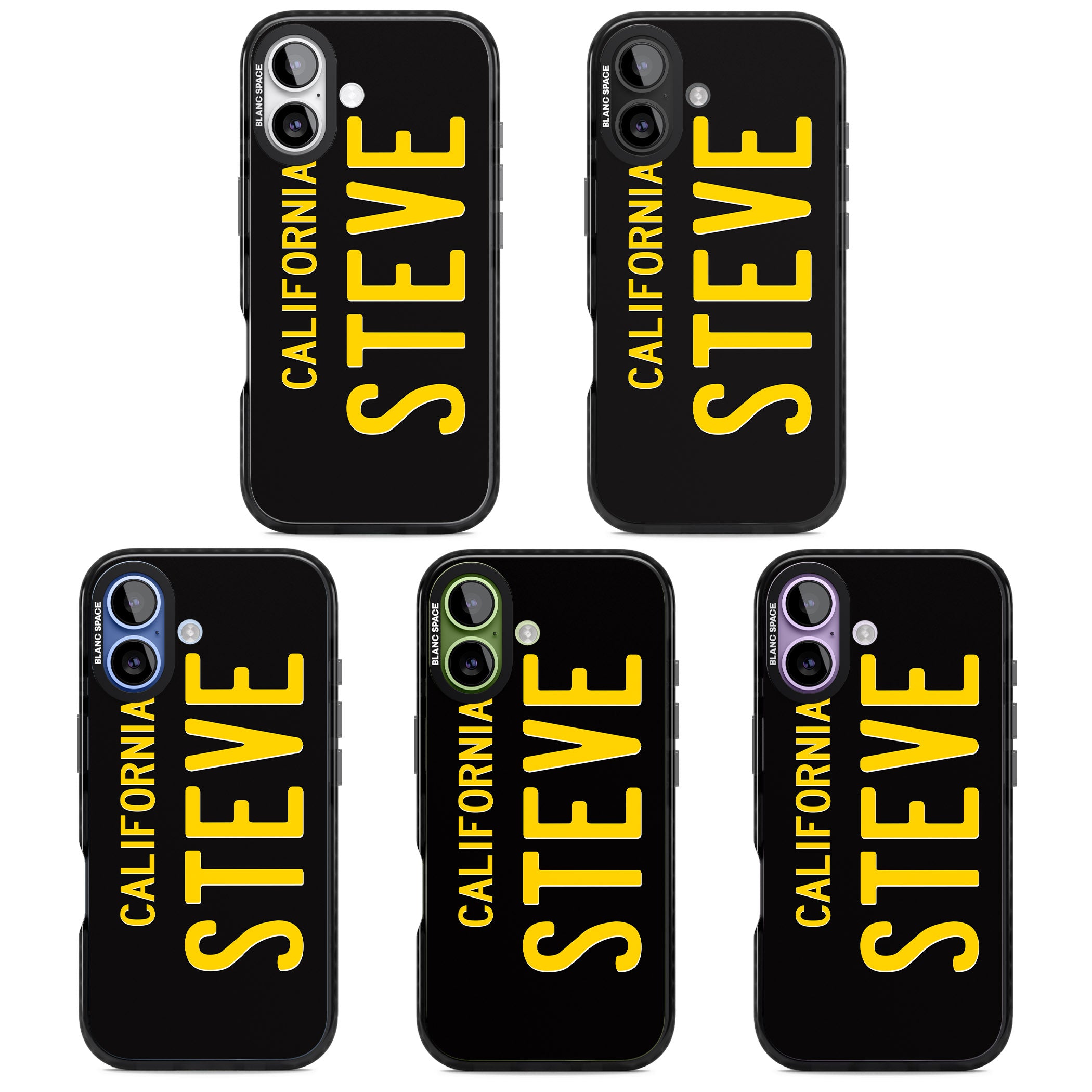 Personalised Vintage California License Plate iPhone 17 Impact Black Phone Case APT Impact Protection