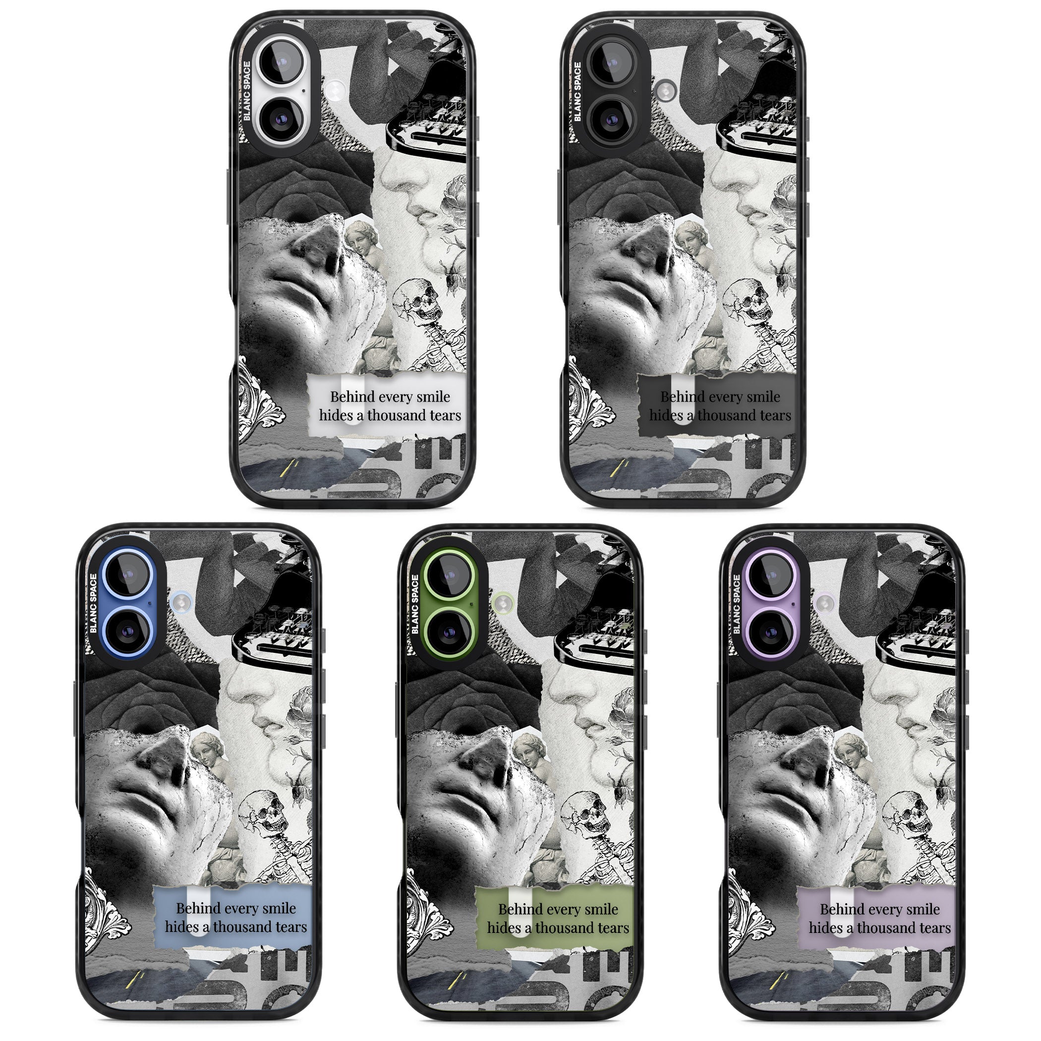 Behind Every Smile iPhone 17 Impact Pro Black Phone Case APT Impact Protection