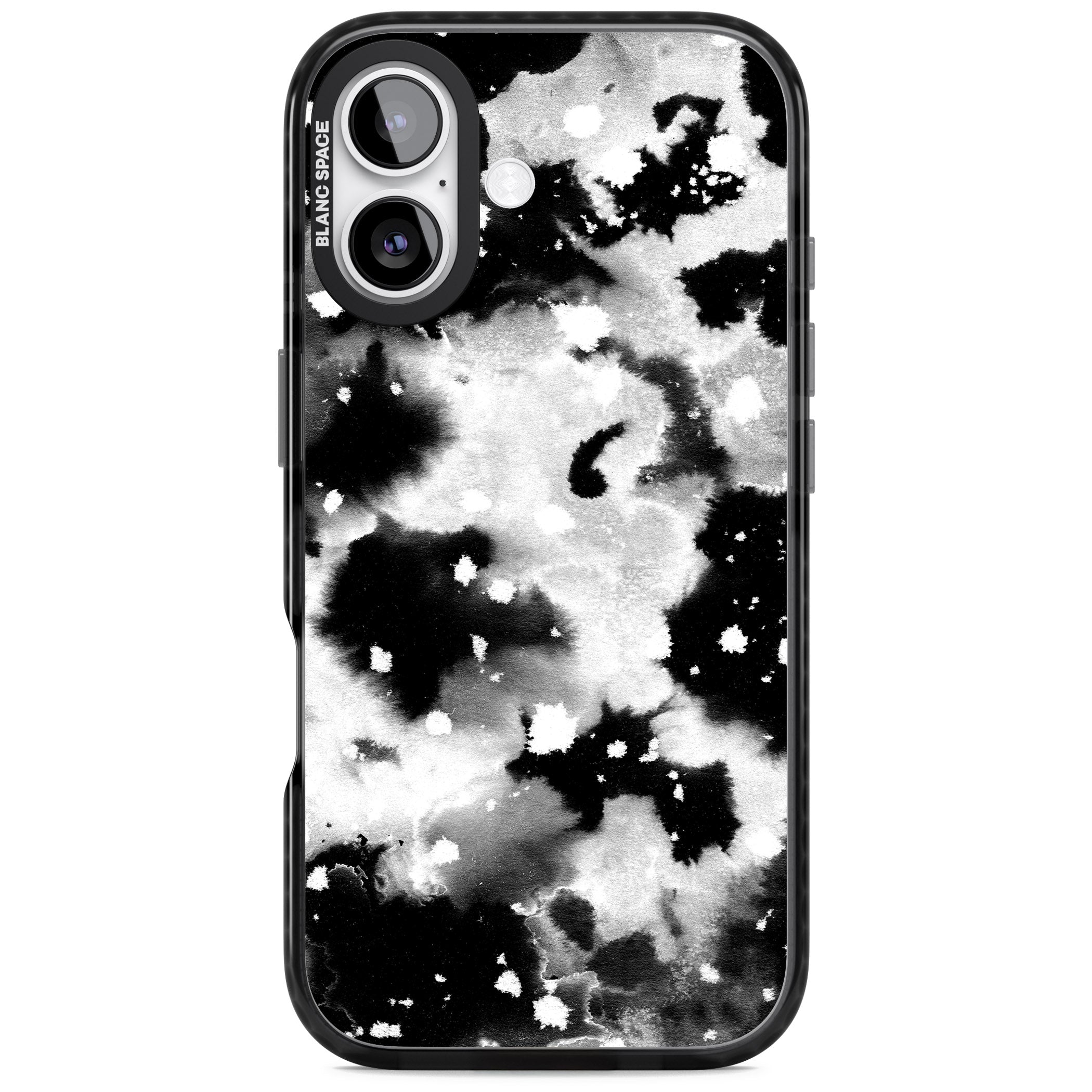 Acid Wash Ink Cloud iPhone 17 Impact Pro Black Phone Case